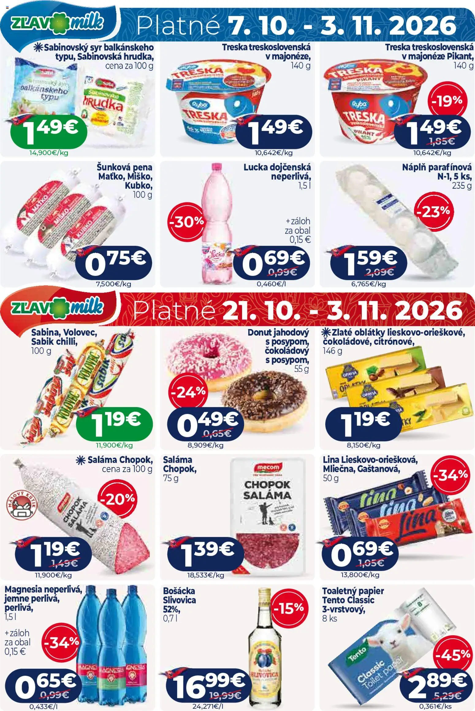 Milk Agro leták Leták in Slovensko