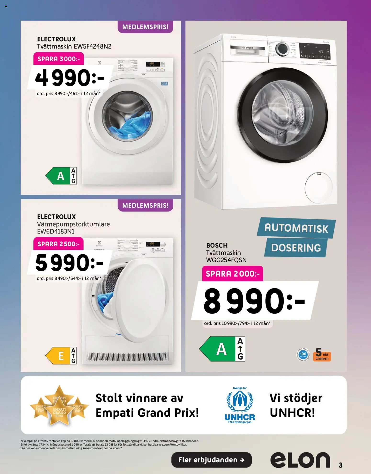 Elon erbjudanden Reklamblad in Sverige