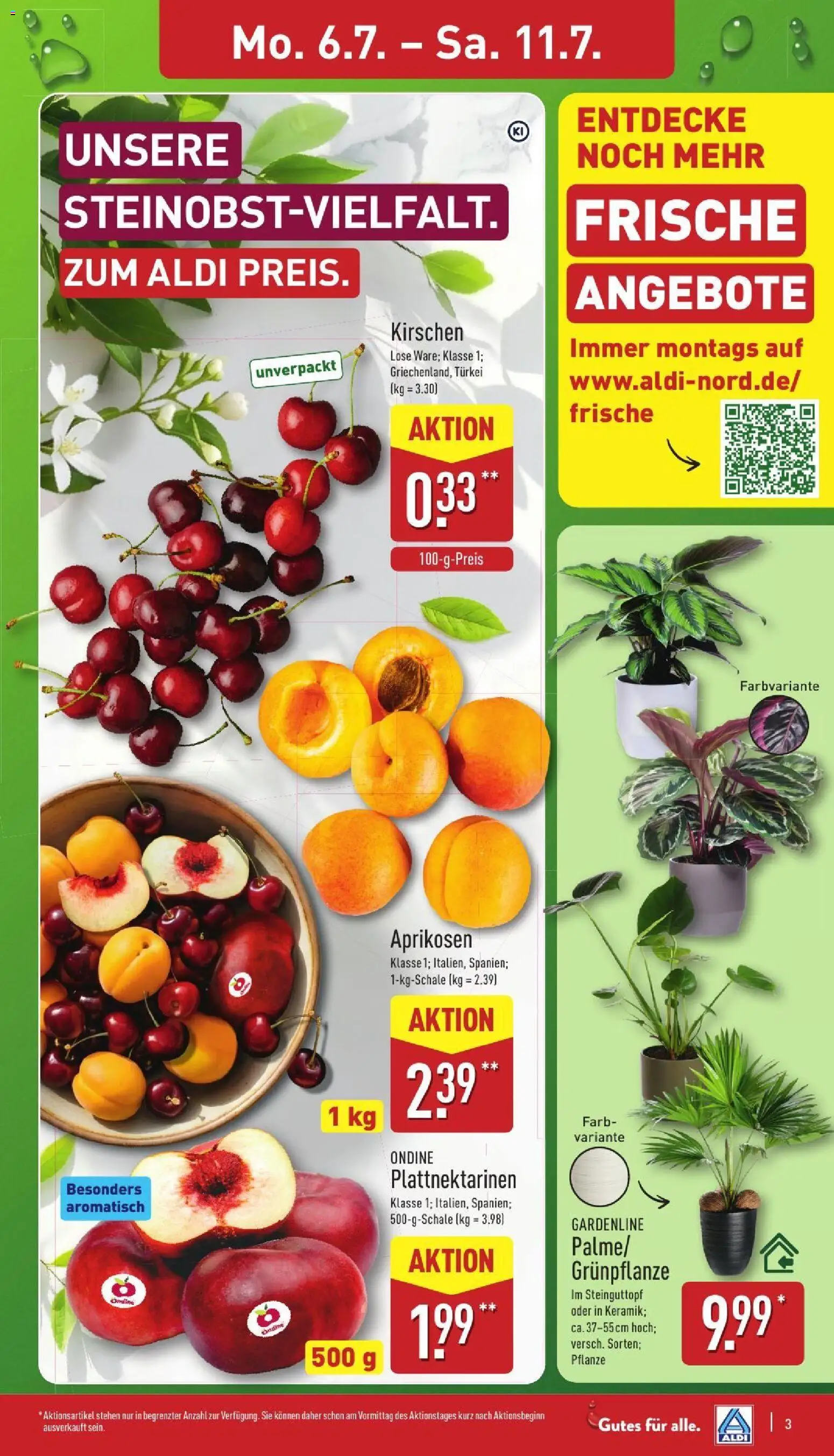 Aldi Prospekt | 06.07.2026 | Wie erhält man einen begrenzten Rabatt? | Deutschland