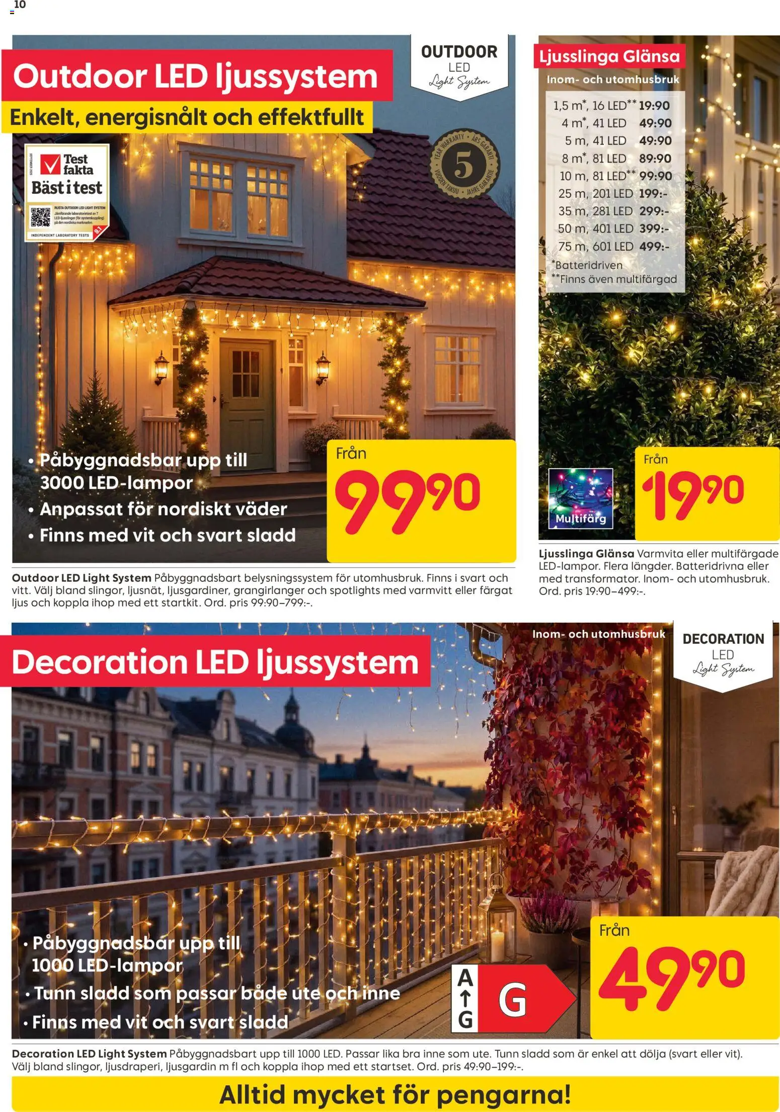 Rusta erbjudanden Reklamblad in Sverige