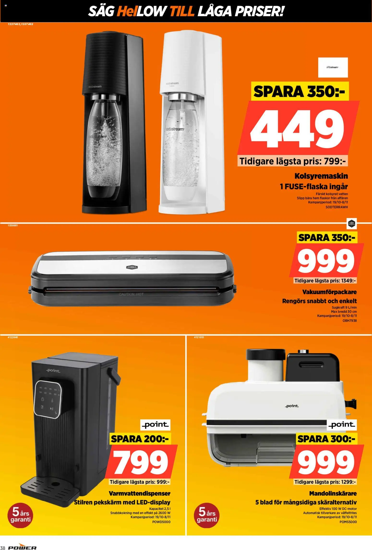 Power erbjudanden Reklamblad in Sverige