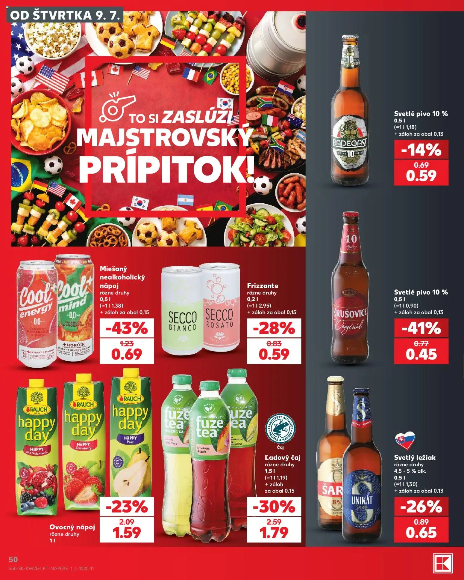 Leták KAUFLAND od štvrtka ( 09.07.2026 online ) --> prelistovať teraz | Slovensko