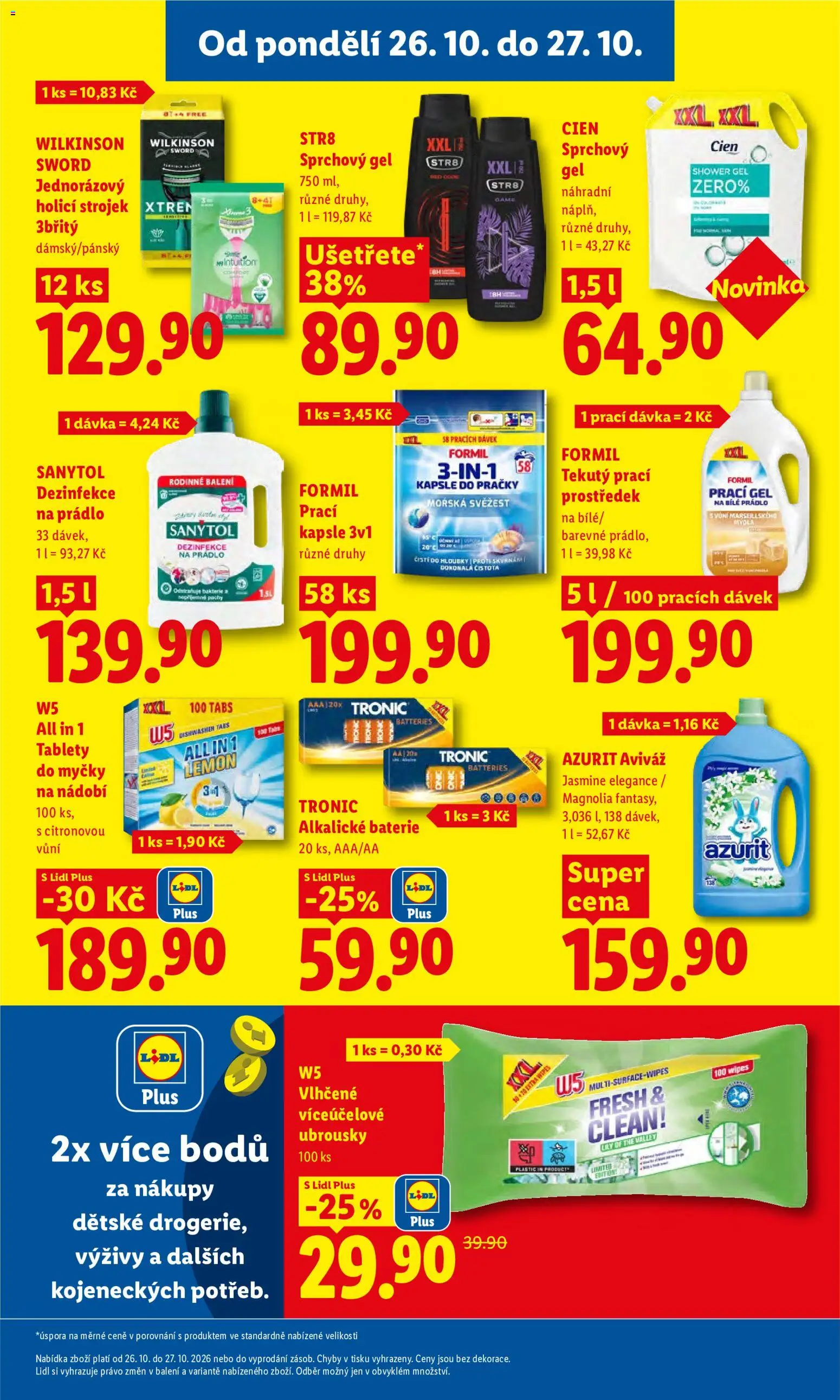 Lidl leták Leták in Česko