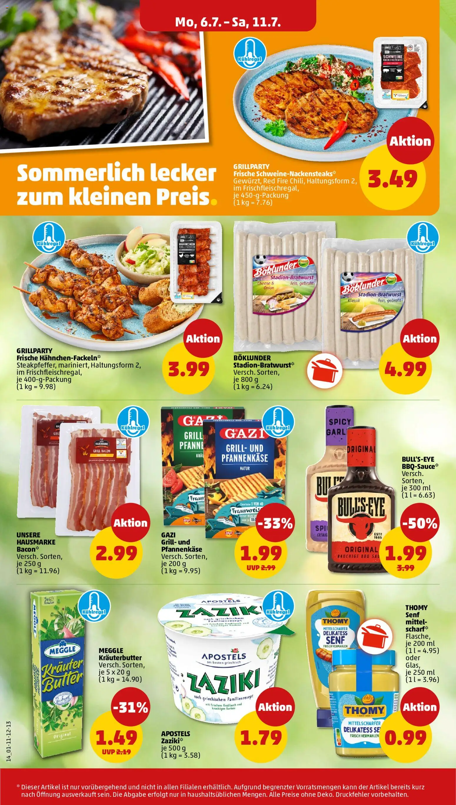 Penny Prospekt | 06.07.2026 | Wie erhält man einen begrenzten Rabatt? | Deutschland
