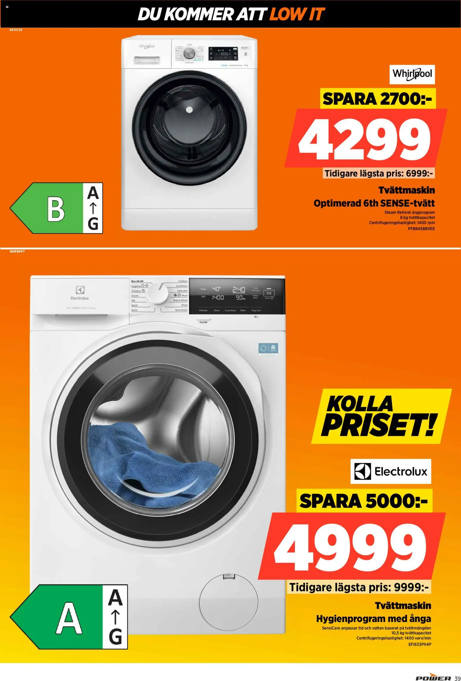 Power erbjudanden Reklamblad in Sverige