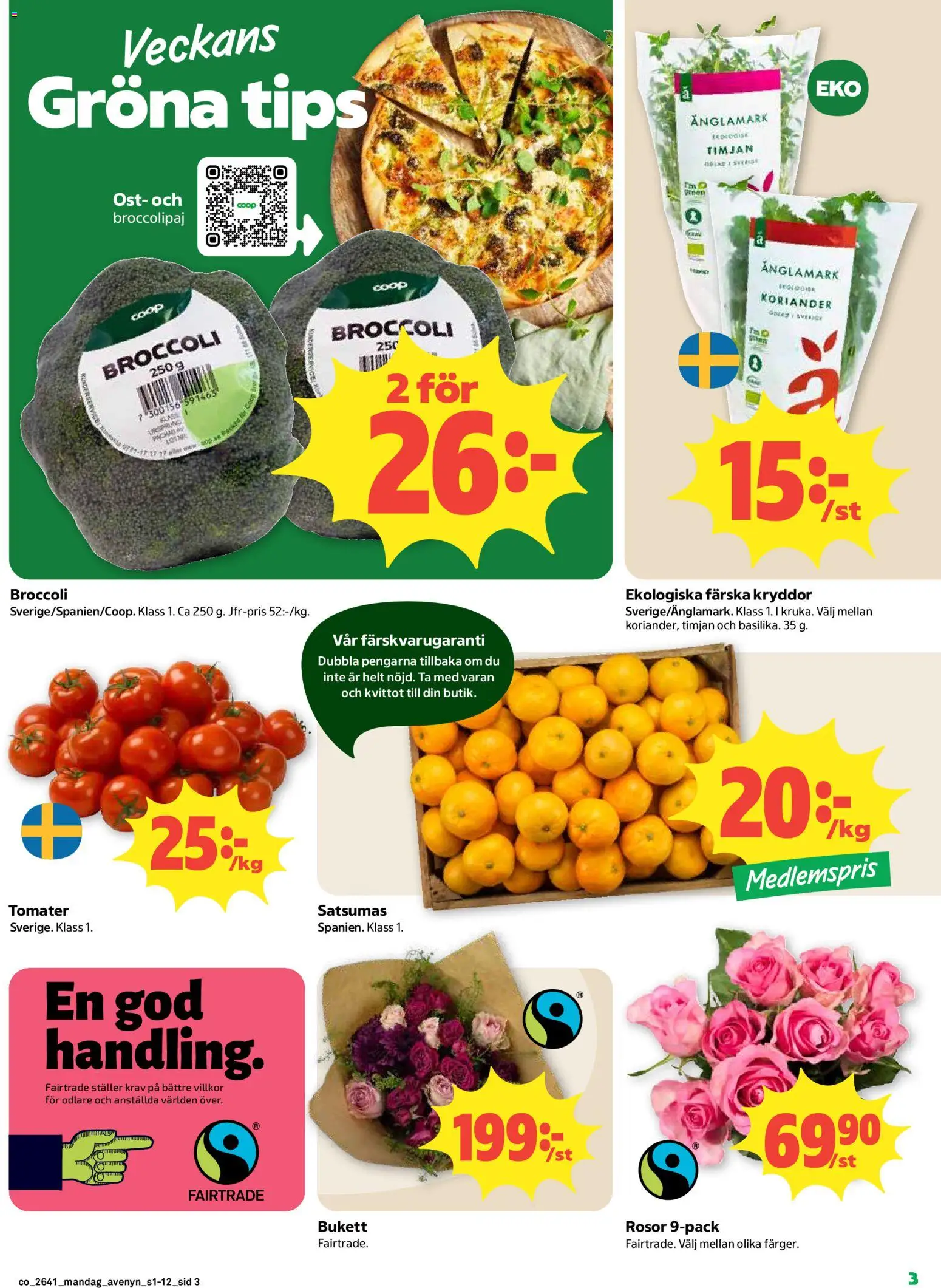 Coop erbjudanden Reklamblad in Sverige