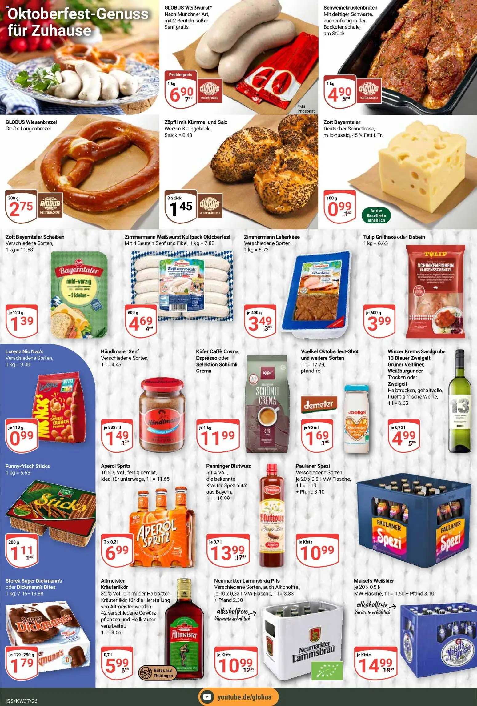 Globus Prospekt Prospekt in Deutschland
