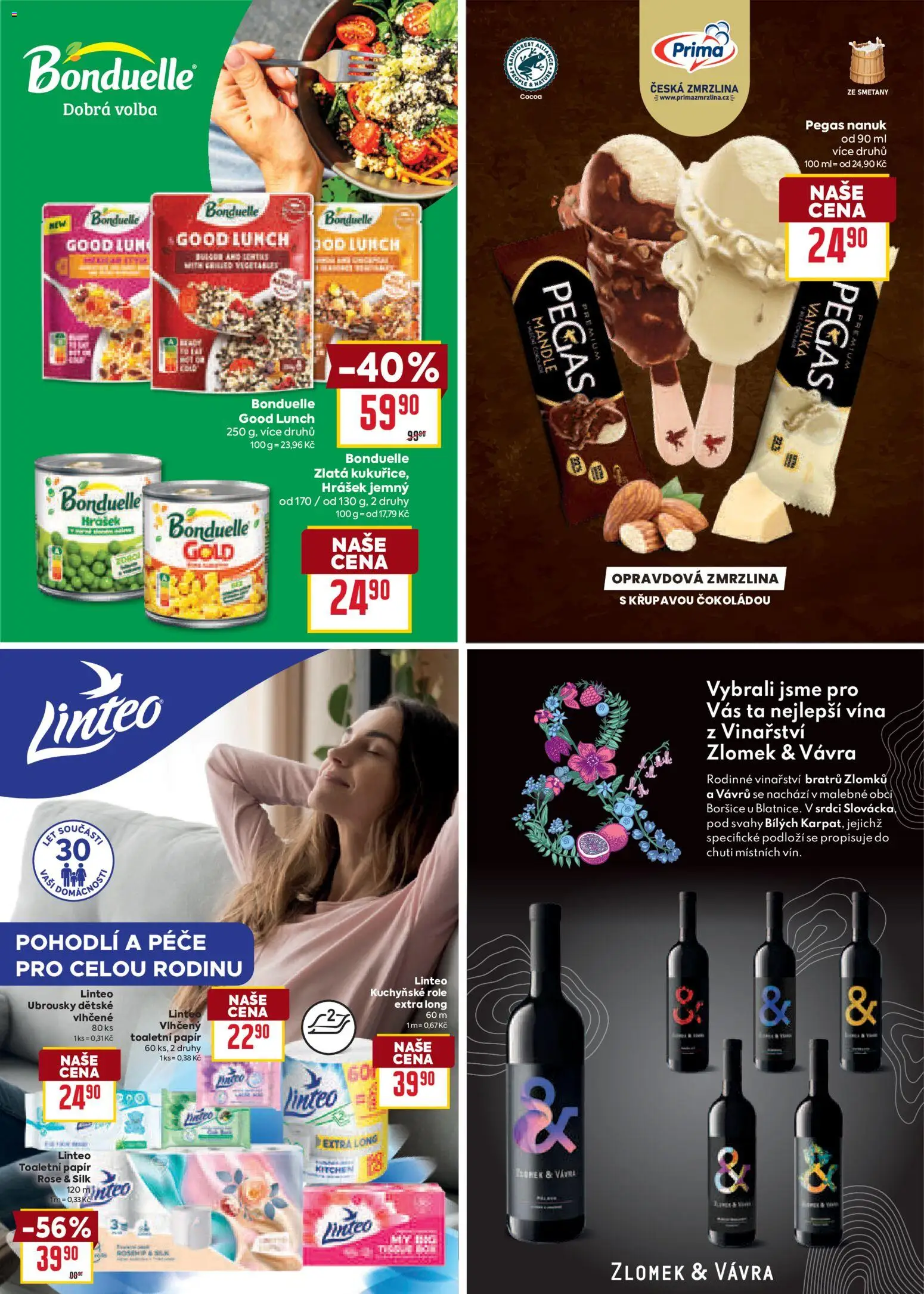 Billa Velký leták Leták in Česko