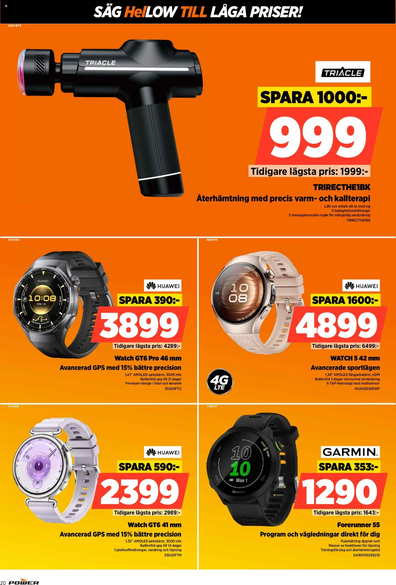 Power erbjudanden Reklamblad in Sverige