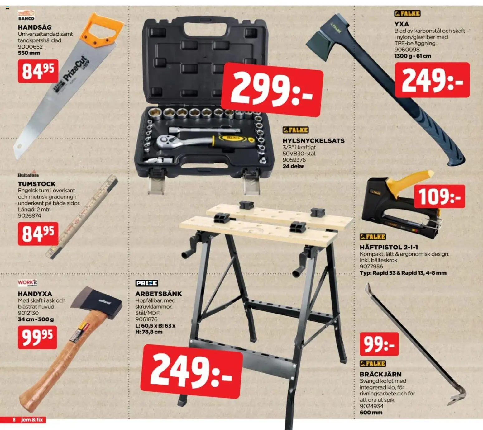 Jem & Fix erbjudanden Reklamblad in Sverige