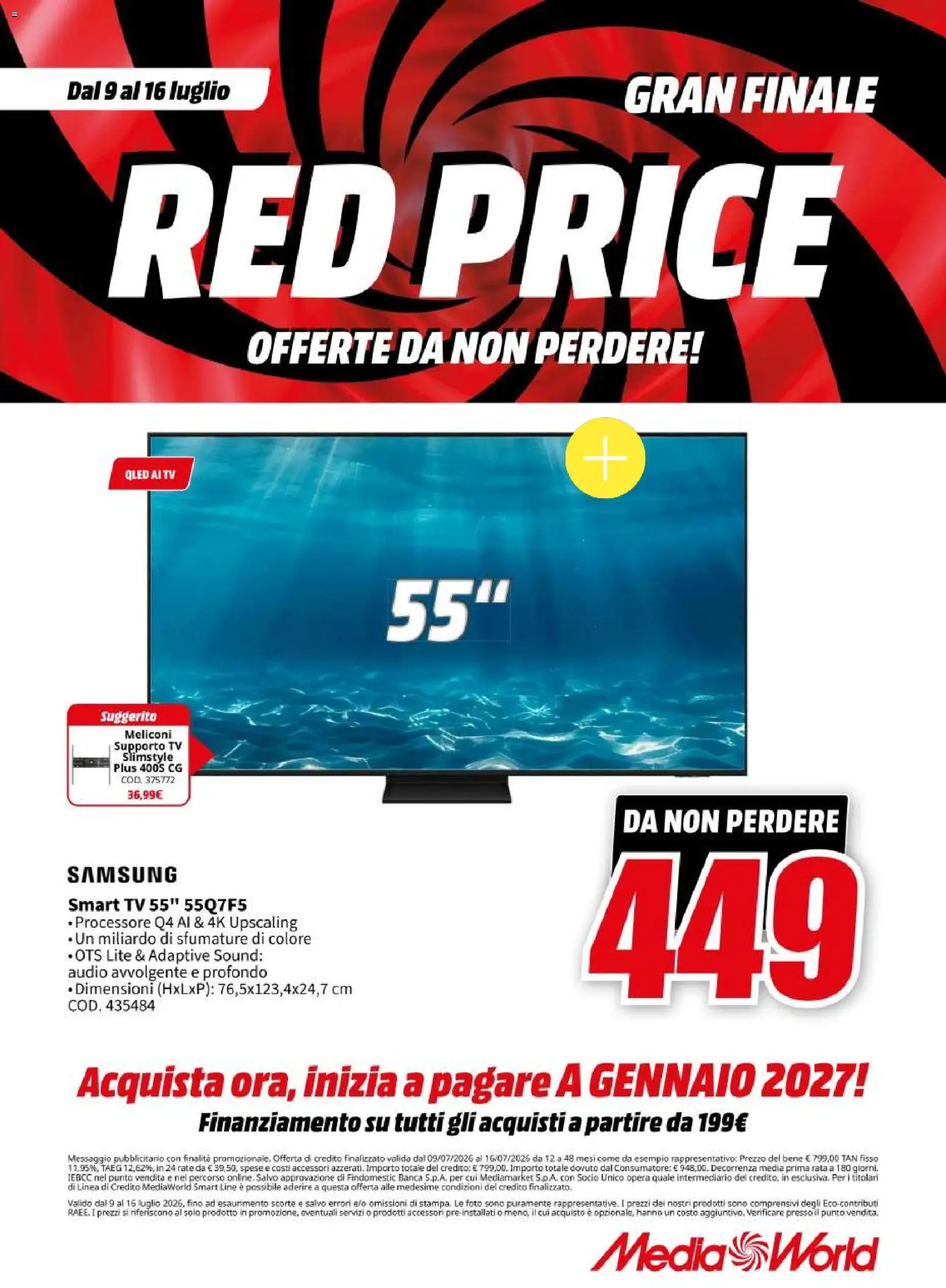 📣 Volantino Media World dal 📅 09/07/2026 - Scopri le offerte ora!🔥 | Italy