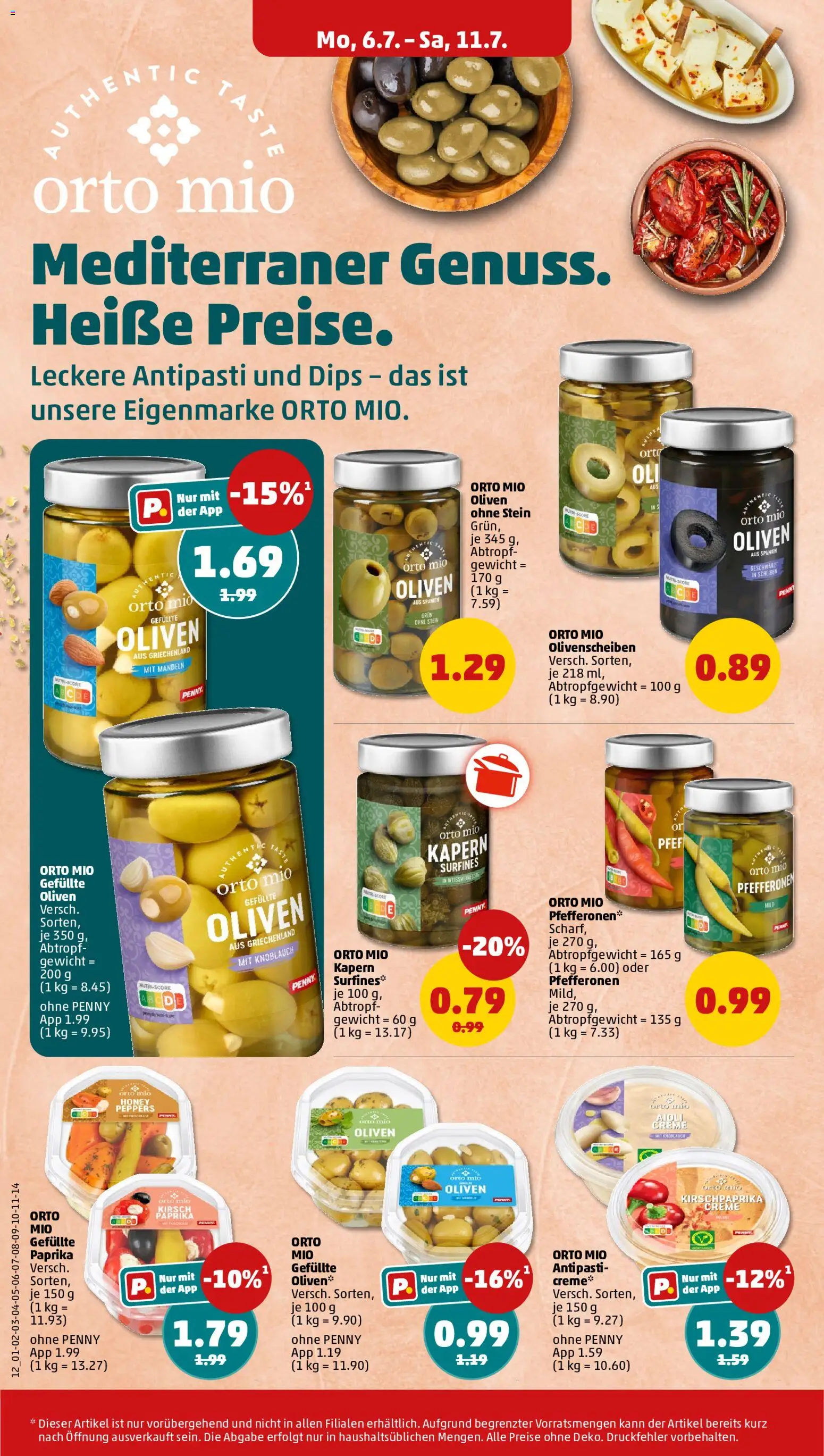 Penny Prospekt | 06.07.2026 | Wie erhält man einen begrenzten Rabatt? | Deutschland