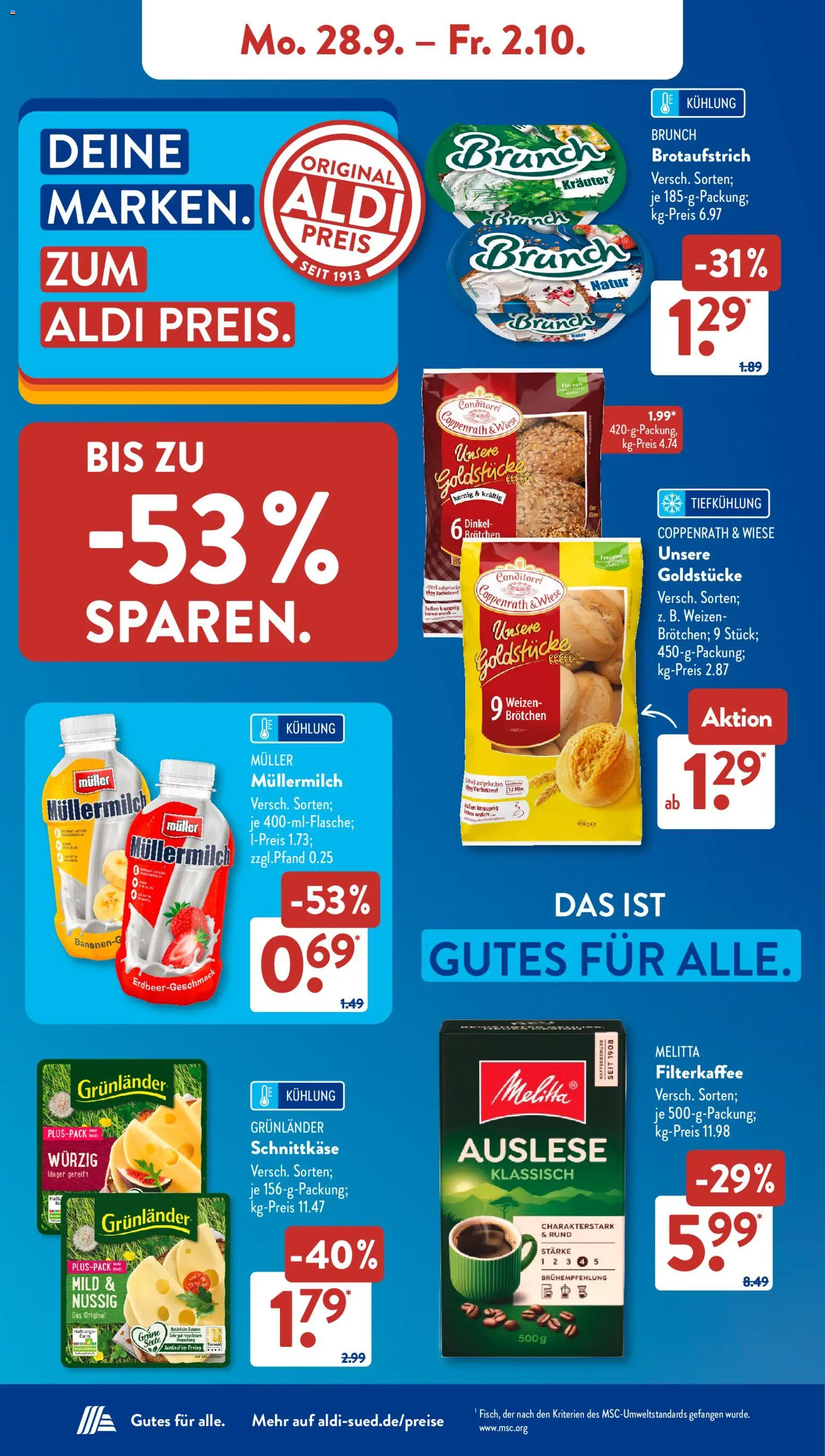 Aldi Süd Prospekt Prospekt in Deutschland