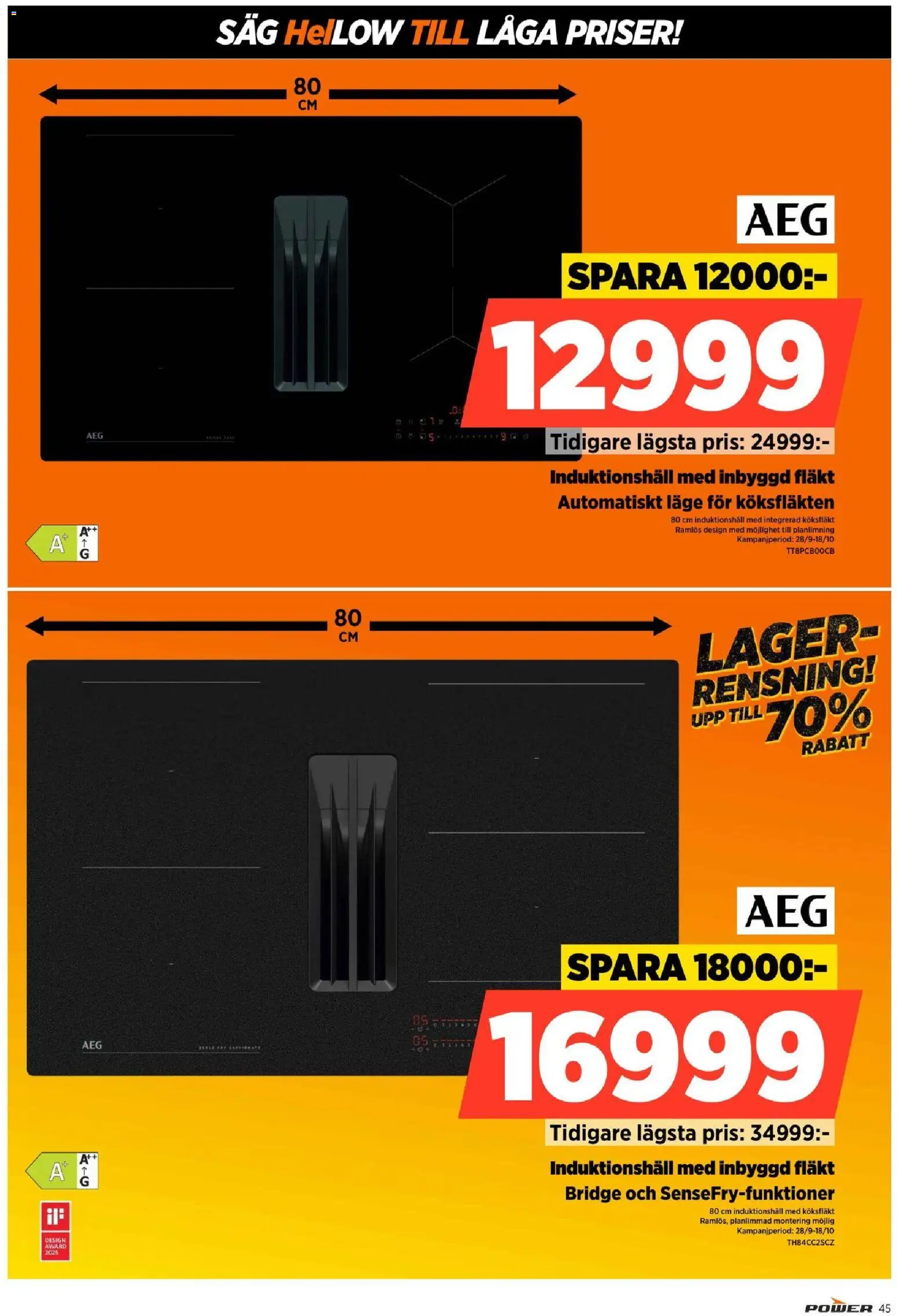 Power erbjudanden Reklamblad in Sverige