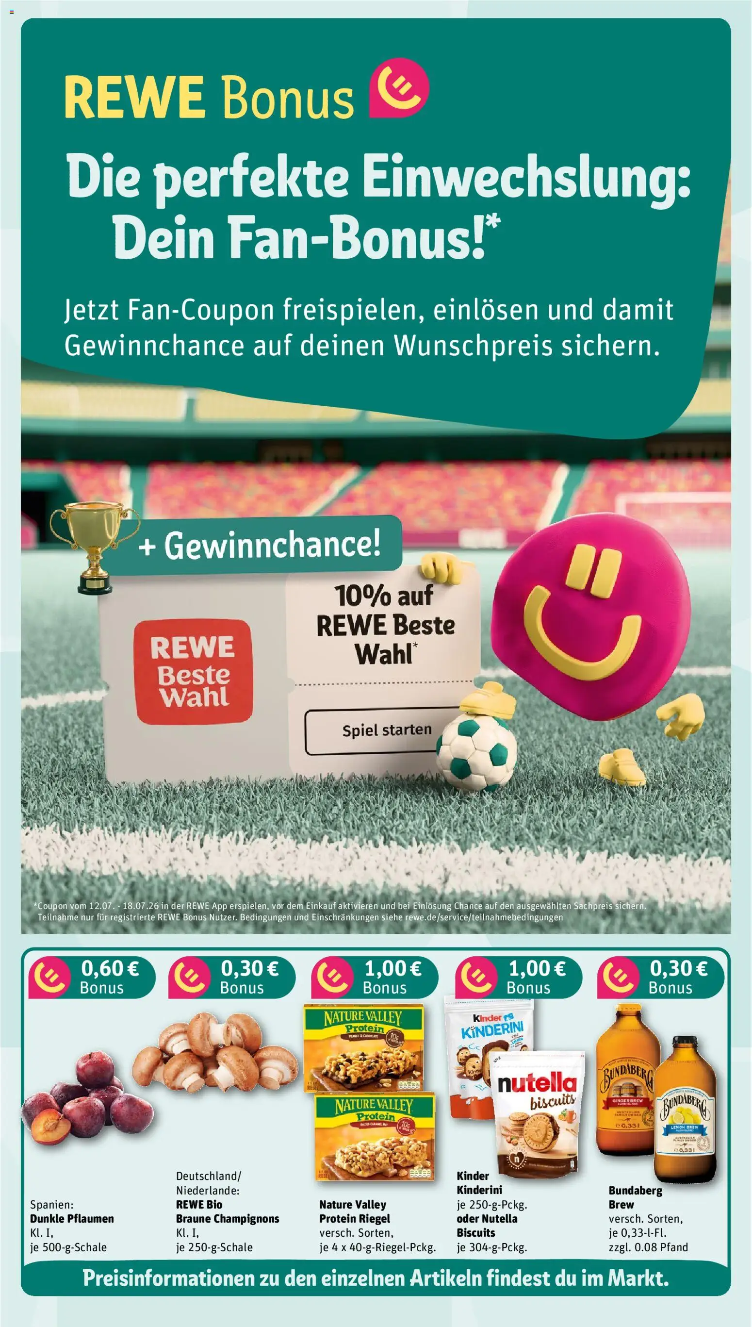 Rewe Prospekt | 13.07.2026 | Wie erhält man einen begrenzten Rabatt? | Deutschland