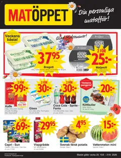Matöppet Matöppet erbjudanden