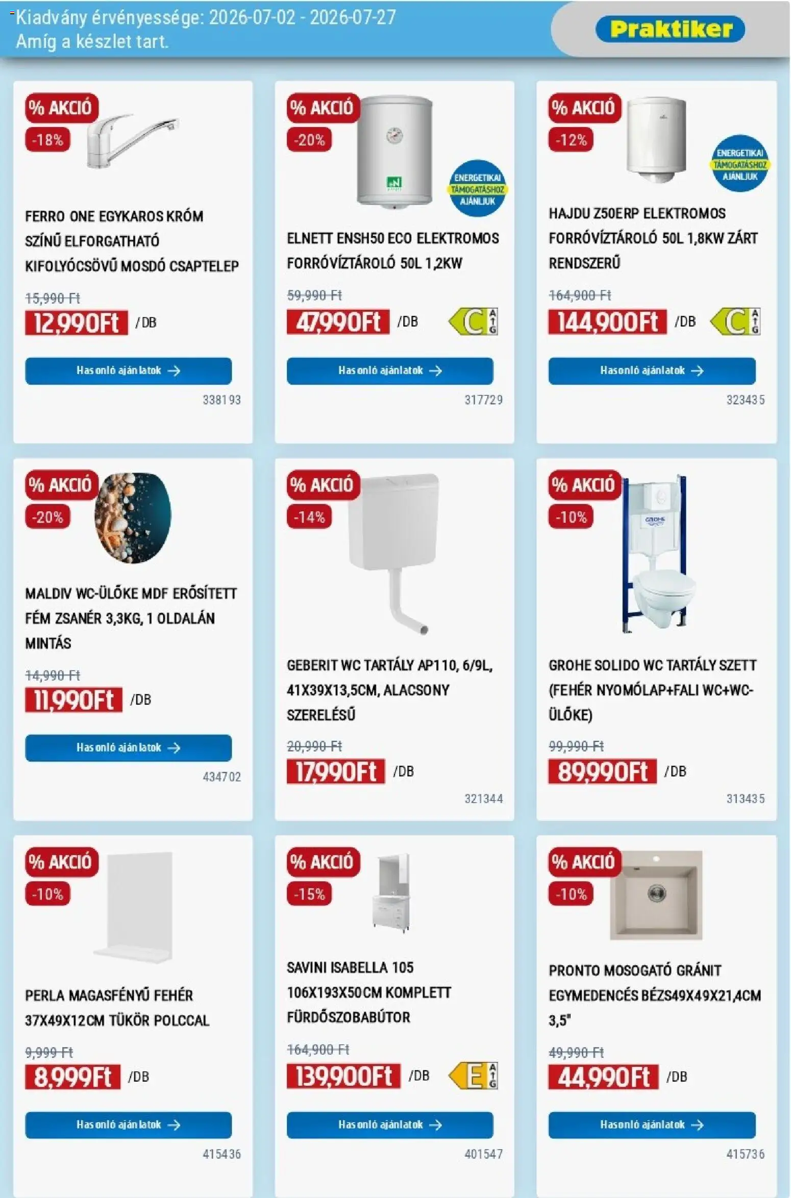 Praktiker Akciós Újság 2026.07.02.-tól/töl - fantasztikus ajánlatokat! 🛍️ | Magyarország