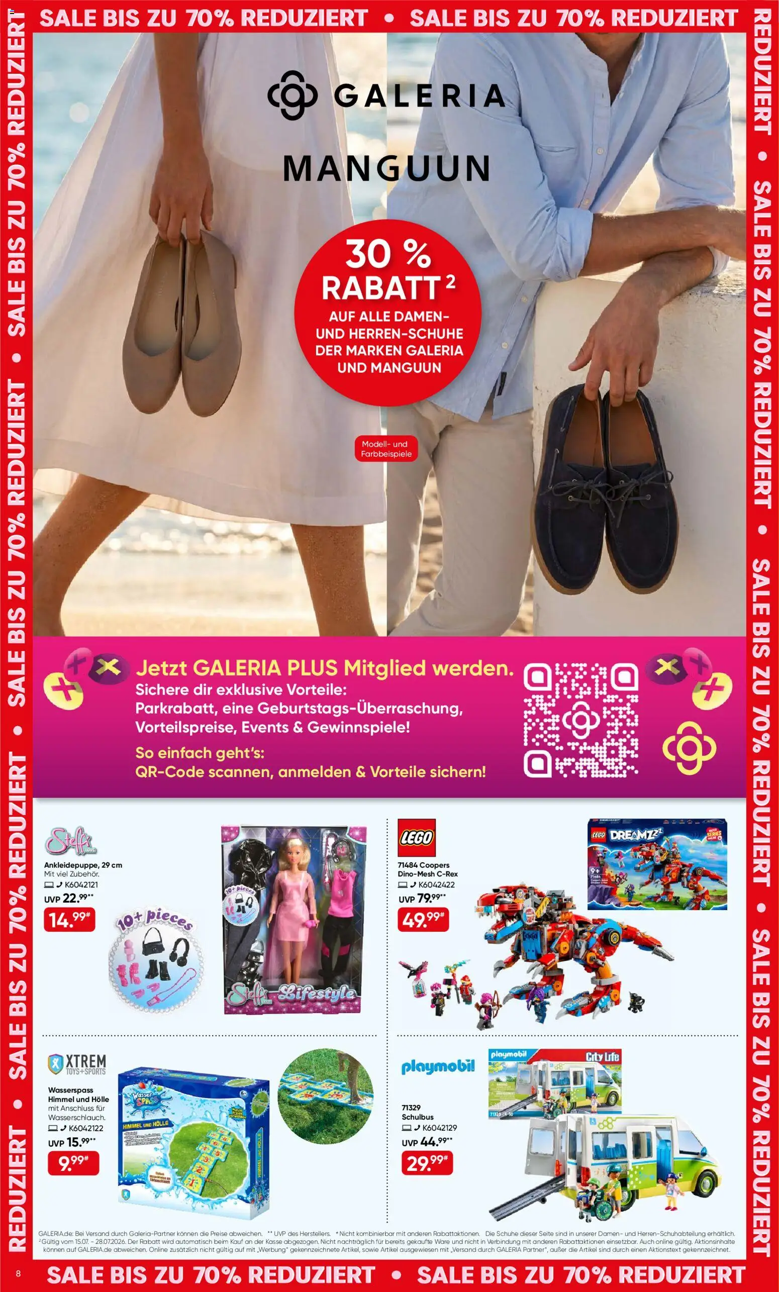 Galeria Karstadt Kaufhof Prospekt | 15.07.2026 | Wie erhält man einen begrenzten Rabatt? | Deutschland