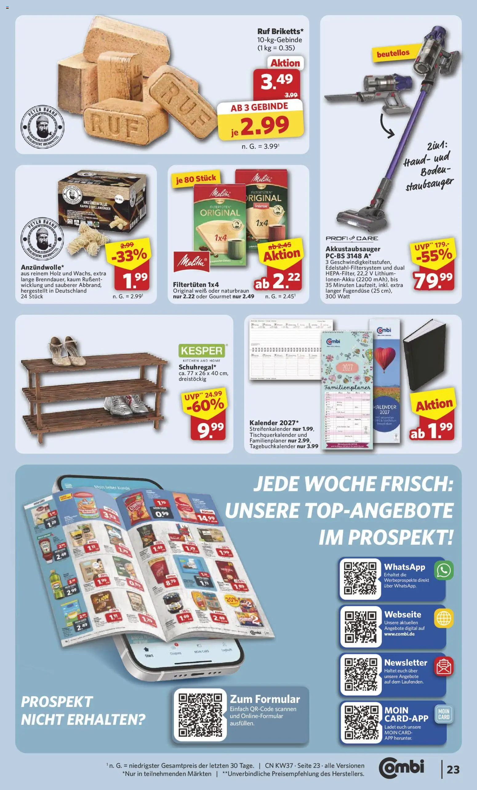 Combi Prospekt Prospekt in Deutschland