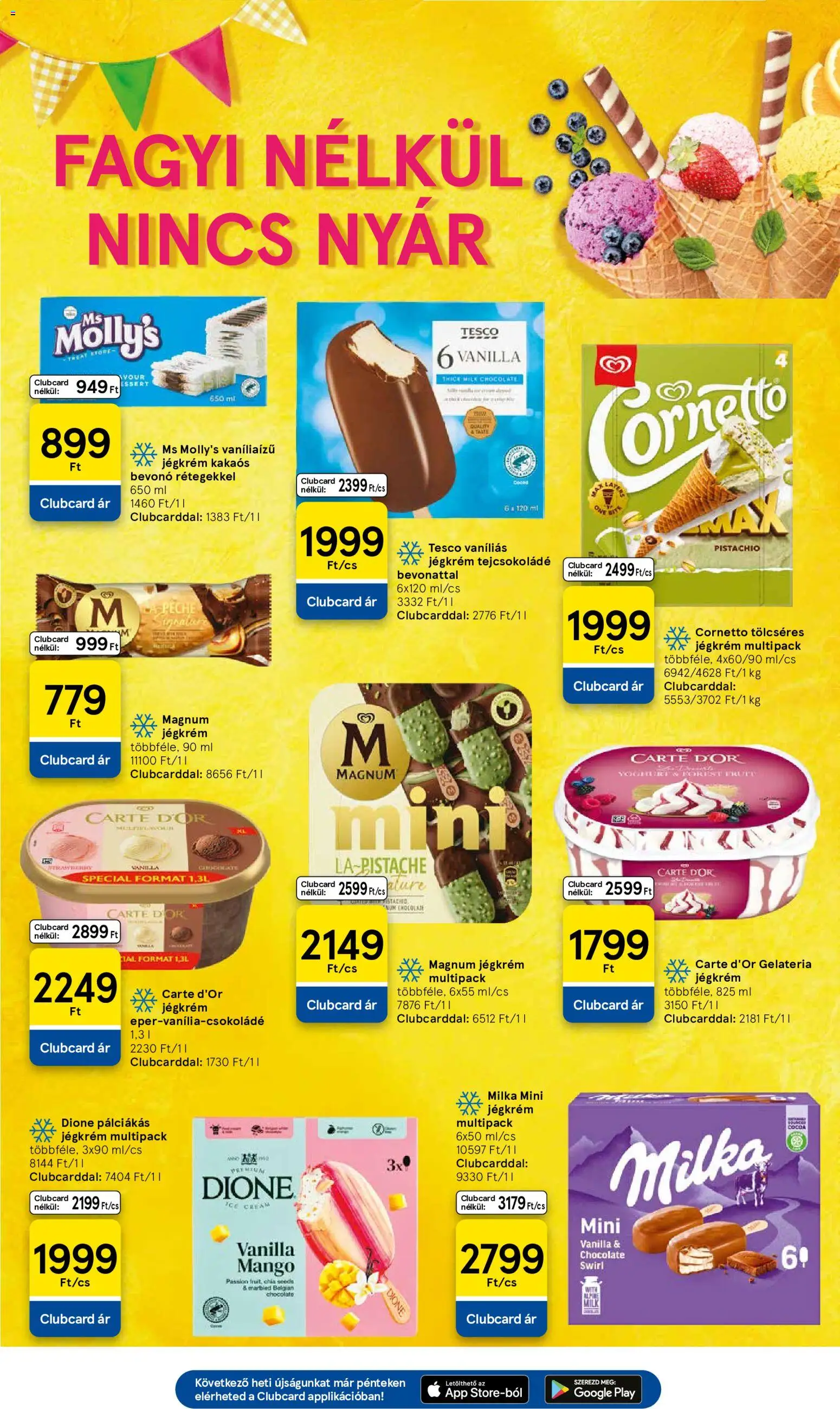 Tesco aktuális akciós újság - 2026.07.09.-tól/től⏳ | Magyarország