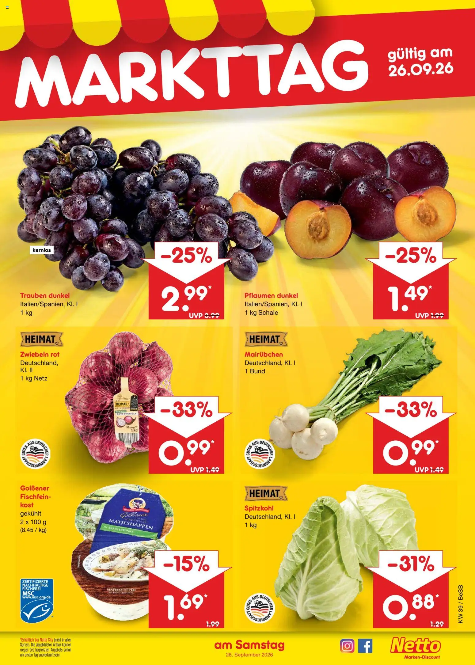 Netto Marken-Discount Prospekt Prospekt in Deutschland