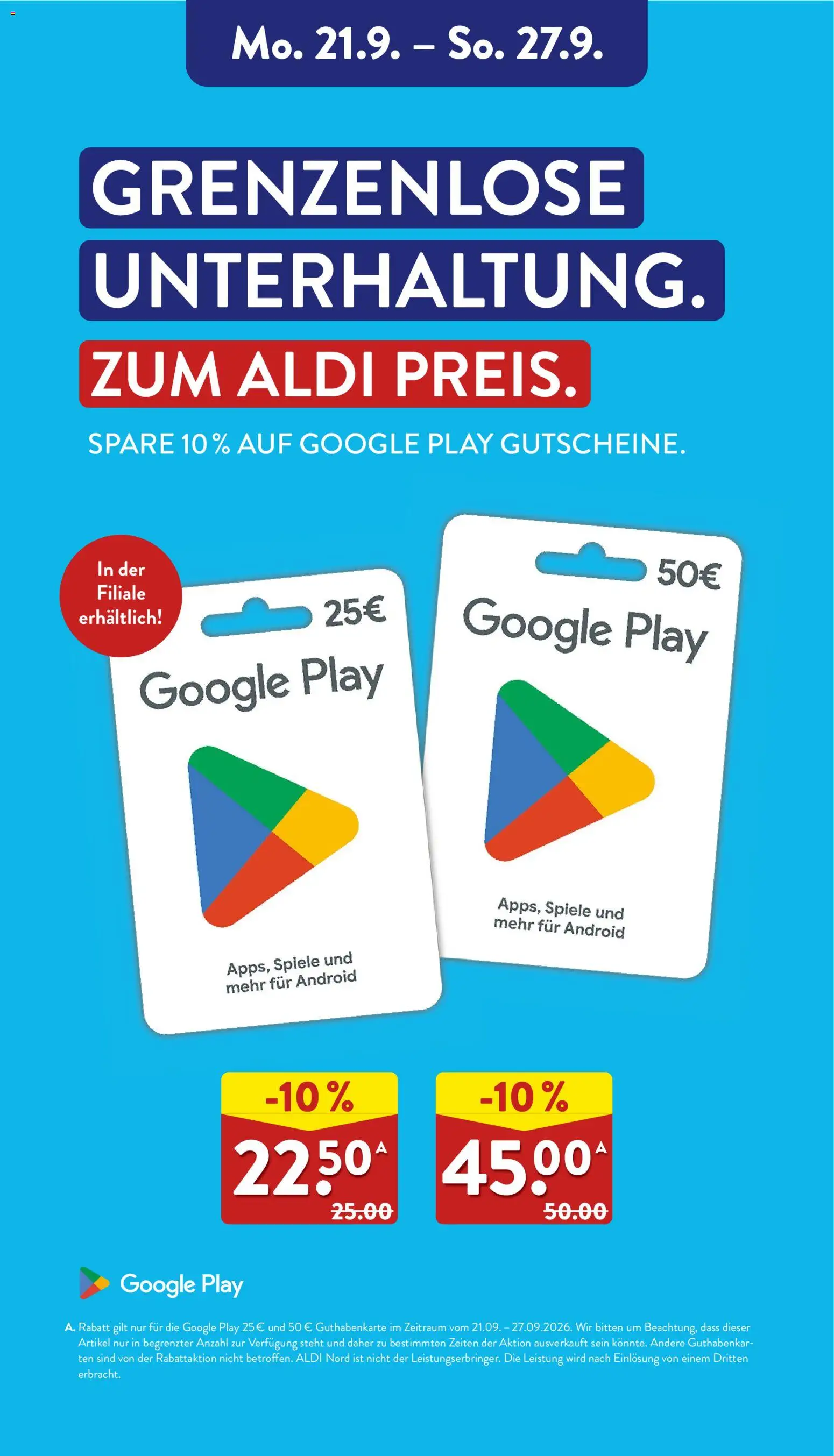 Aldi Prospekt Prospekt in Deutschland
