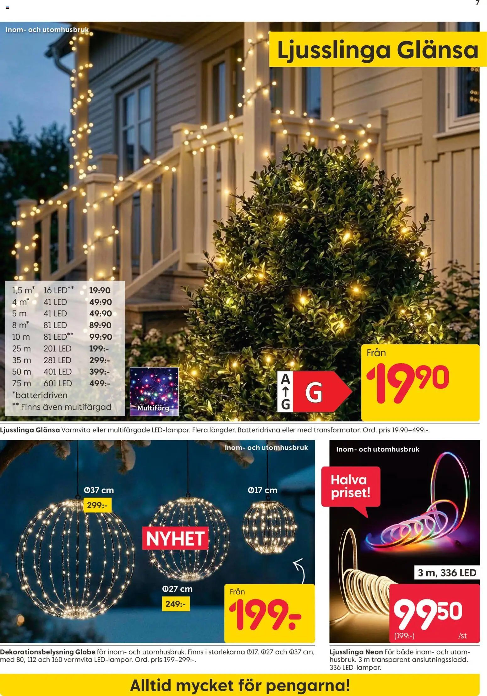 Rusta erbjudanden Reklamblad in Sverige