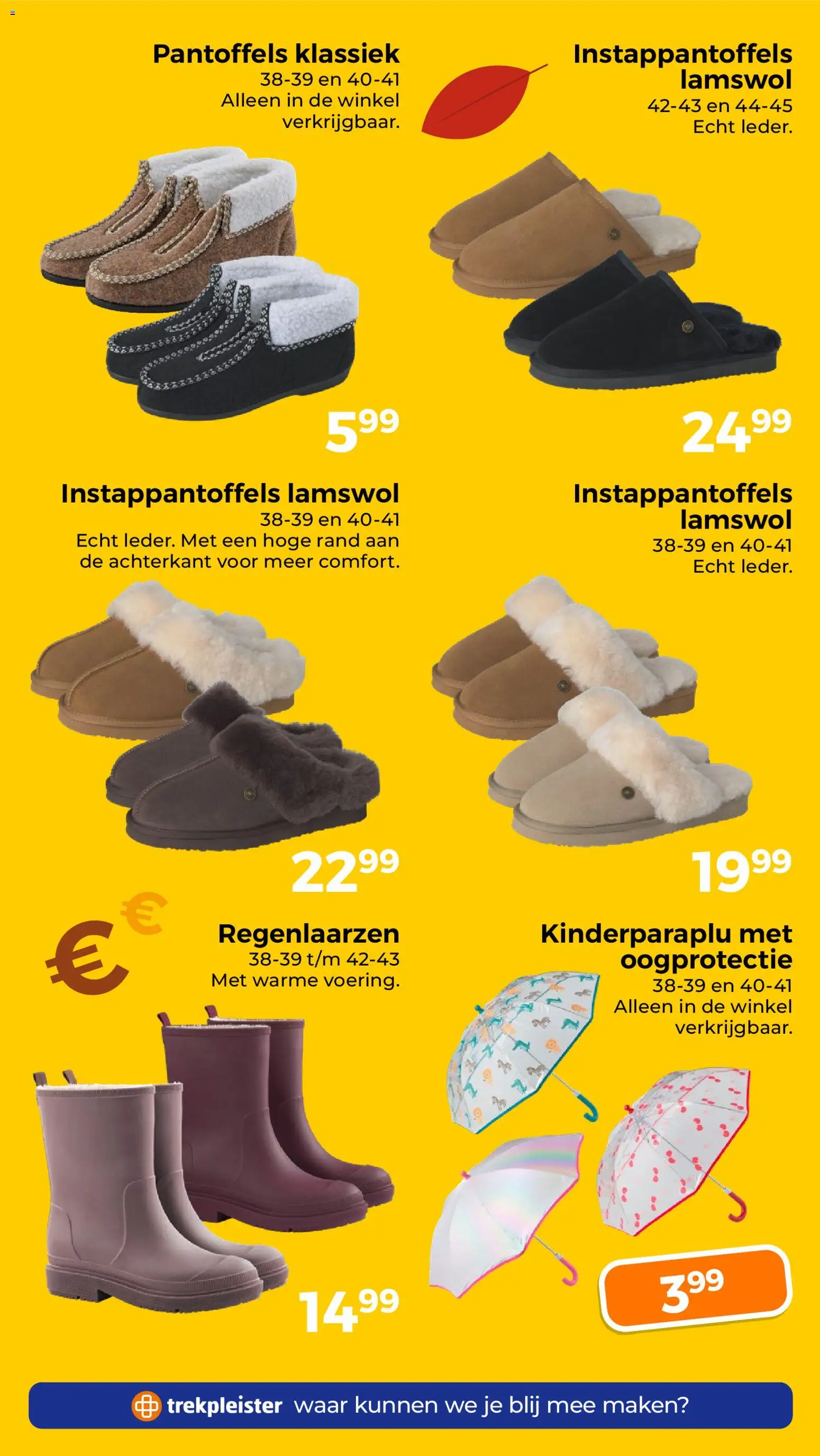 Trekpleister folder Folder in Nederland