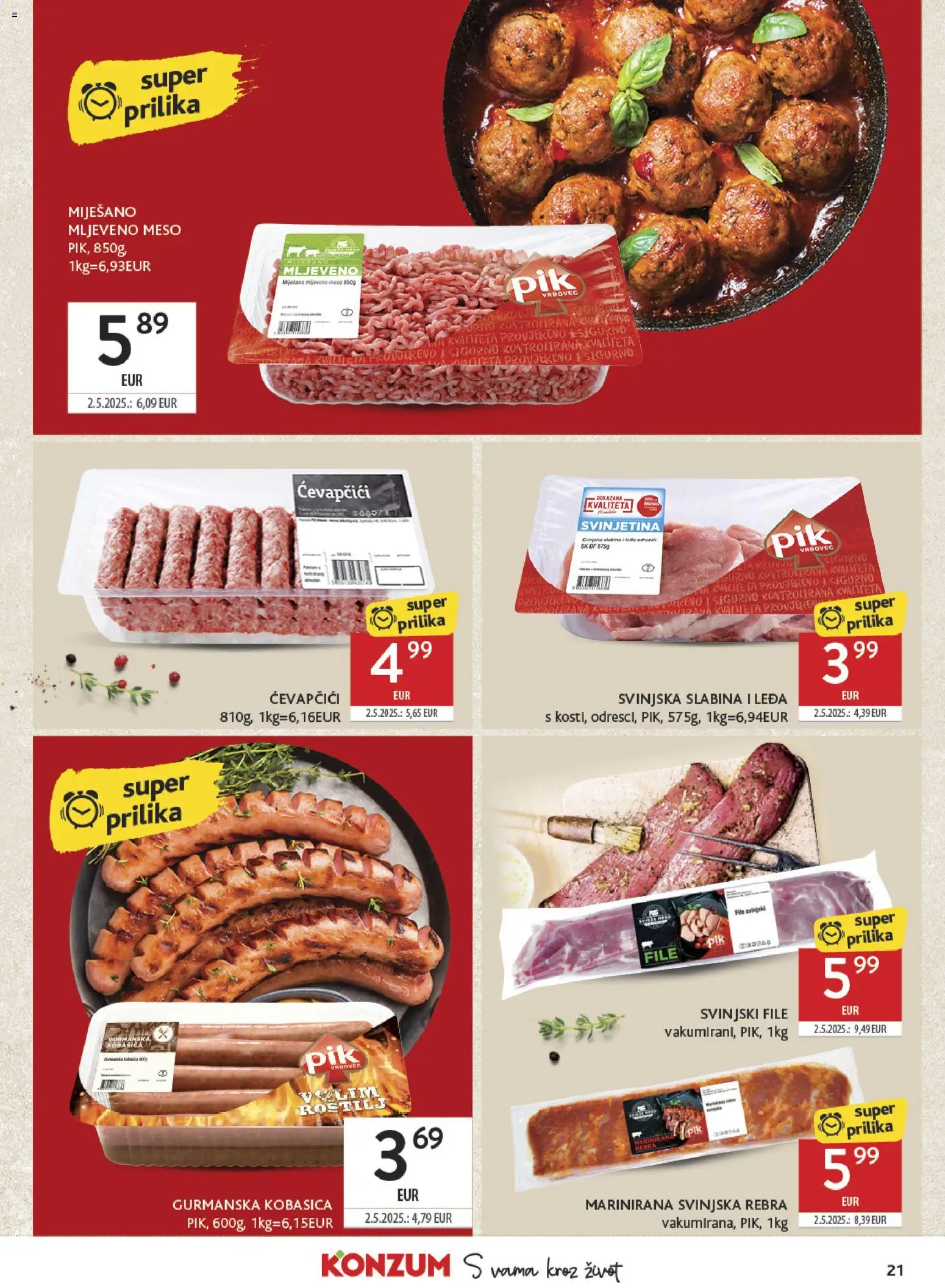 Konzum HR akciós újság Akciós újság in Magyarország