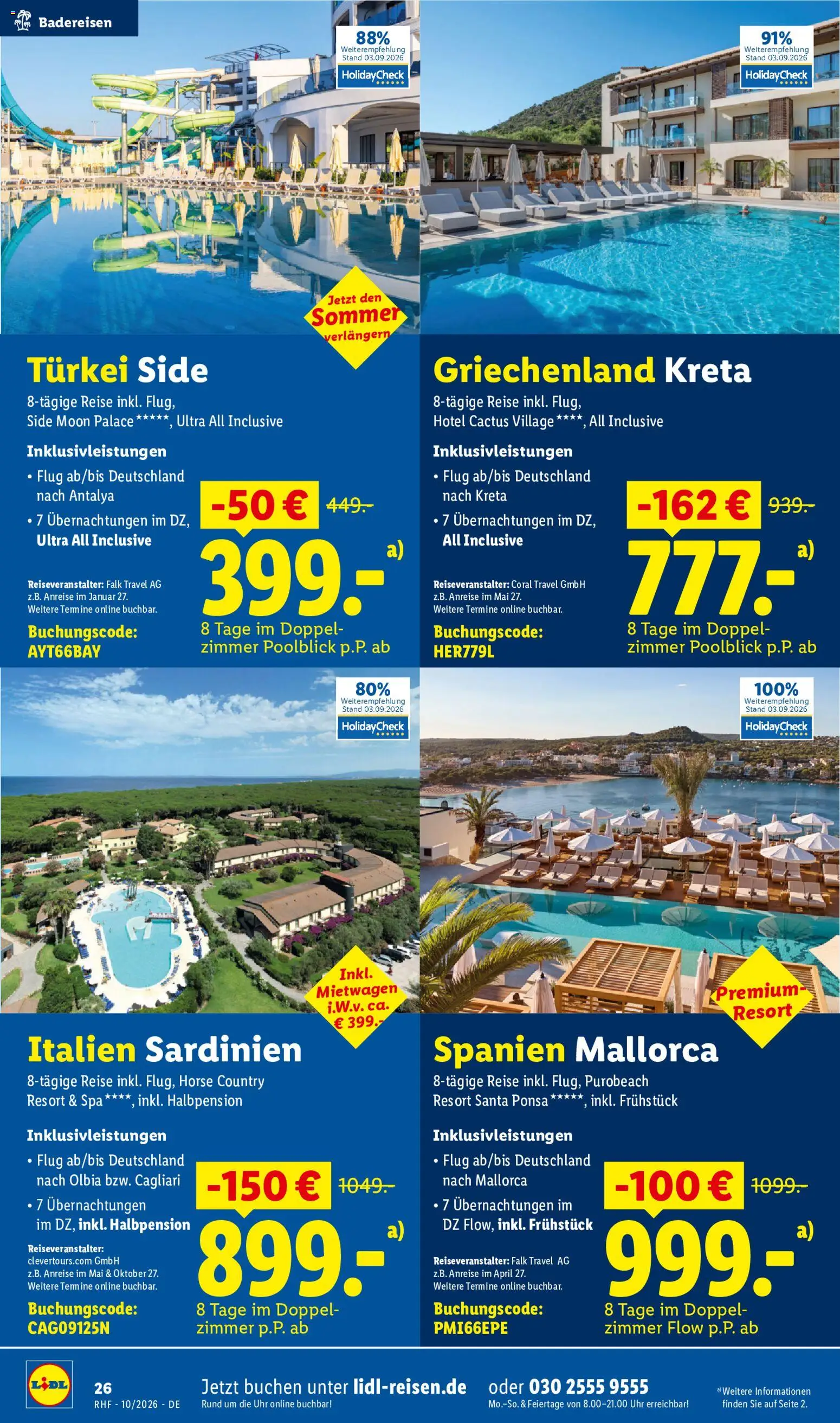Lidl Reisen Prospekt Prospekt in Deutschland