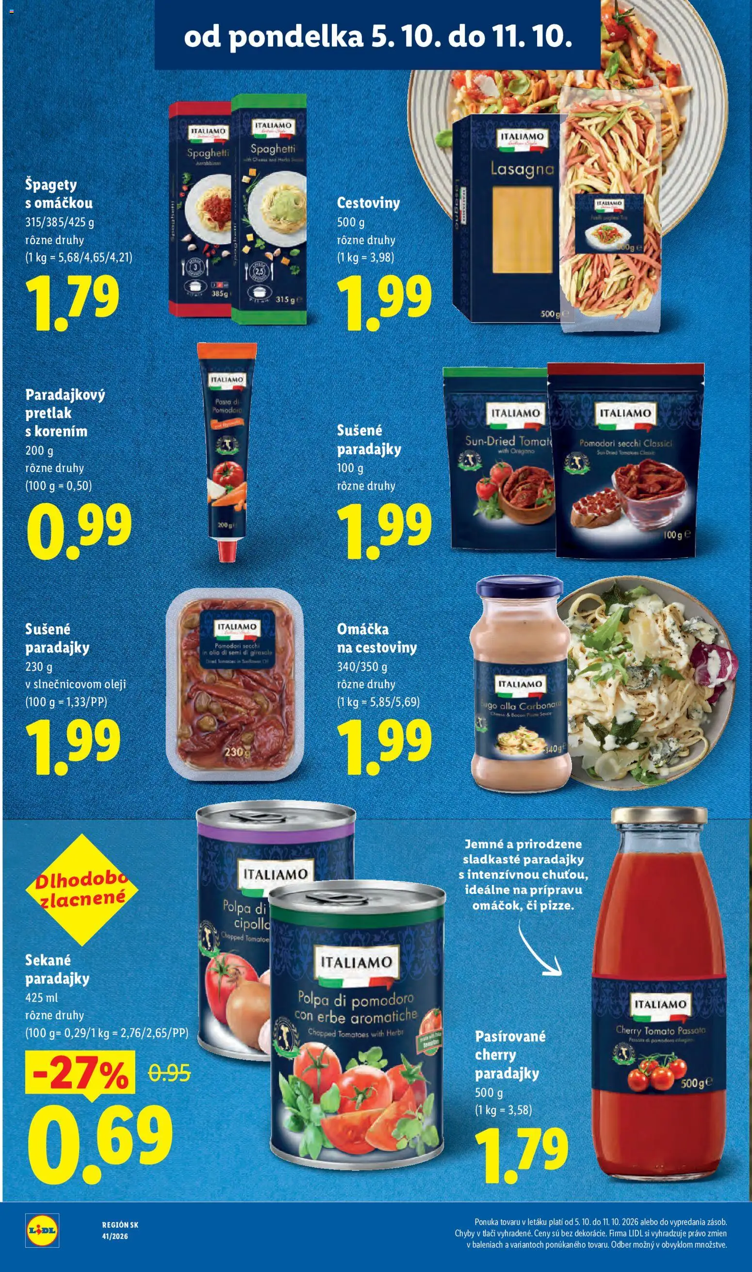 Lidl leták Leták in Slovensko
