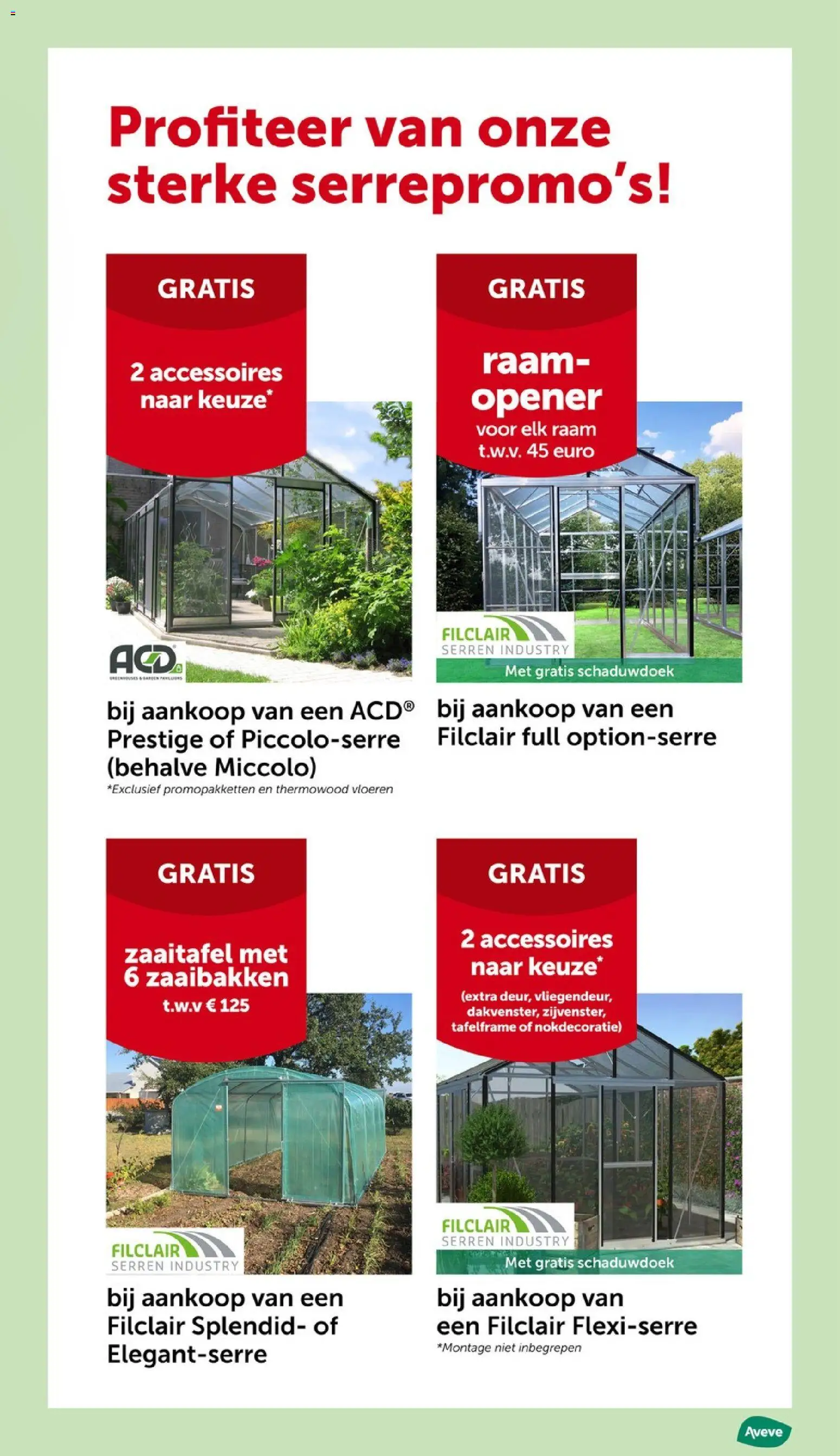 Aveve - Folder Folder in België