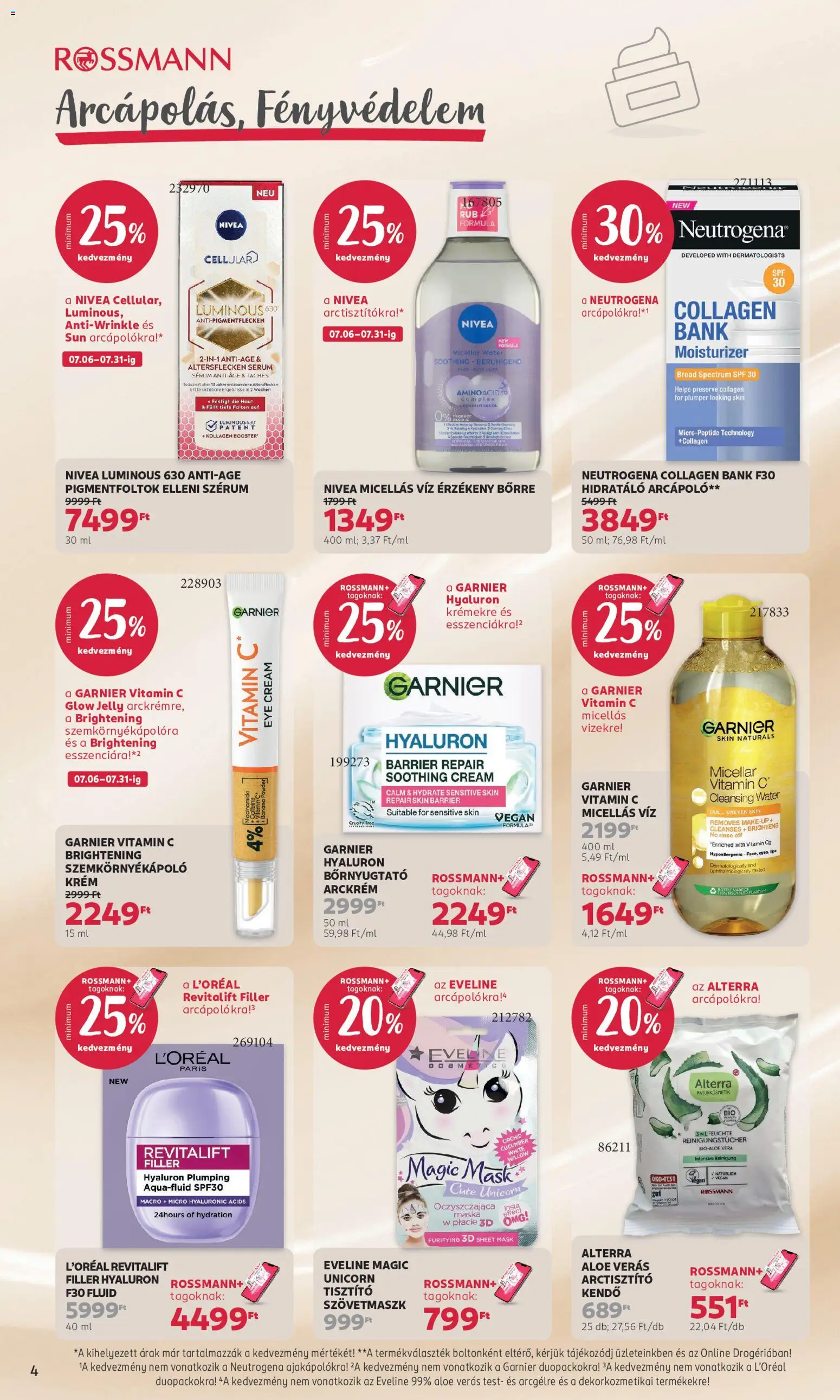 Rossmann Akciós Újság 2026.07.06.-tól/töl - fantasztikus ajánlatokat! 🛍️ | Magyarország