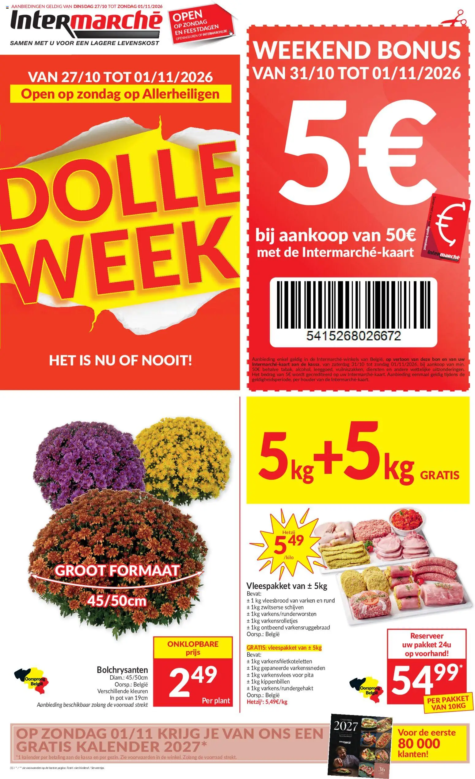 Intermarché folder Folder in België