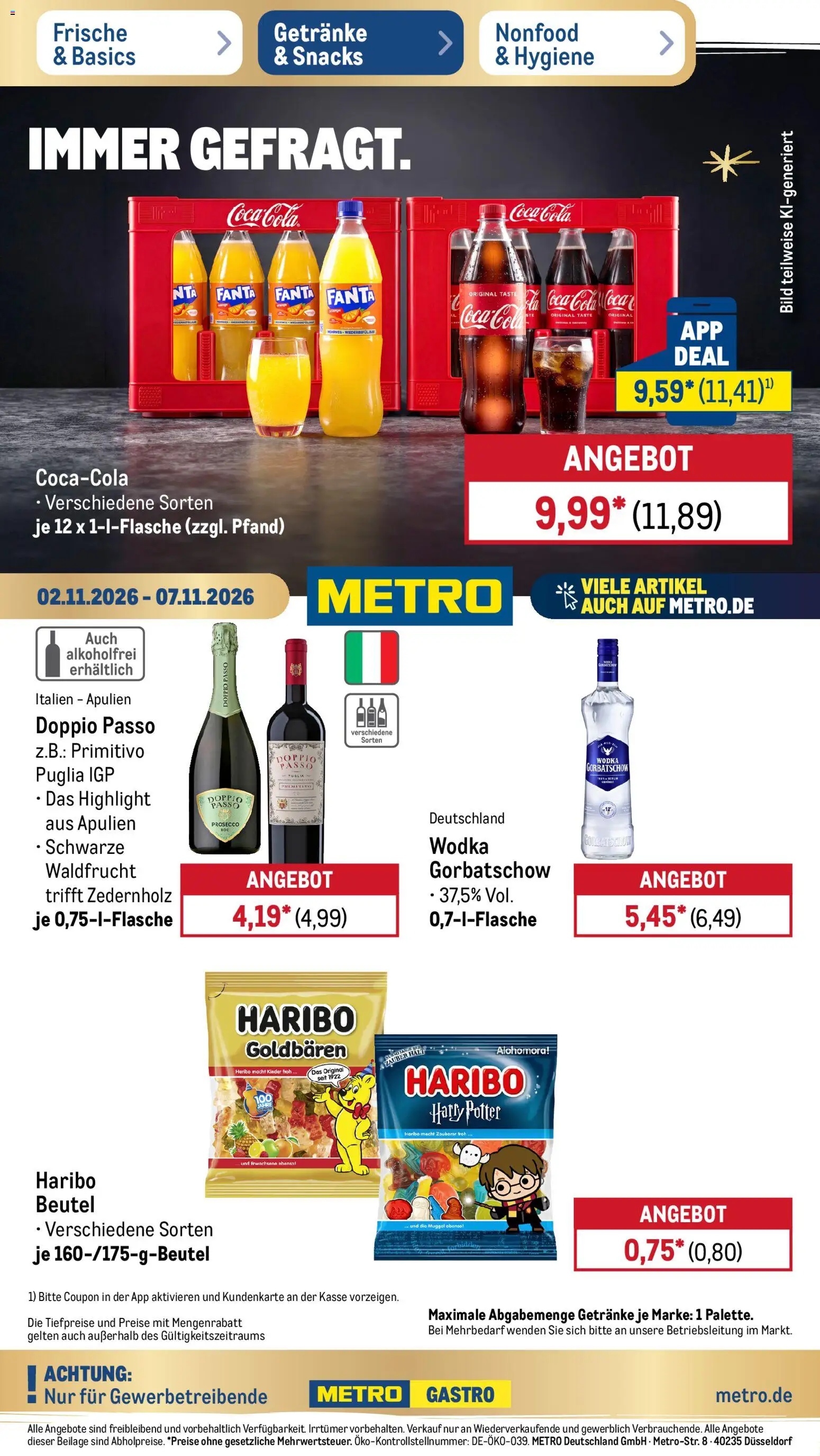 Metro Black Friday Prospekt in Deutschland