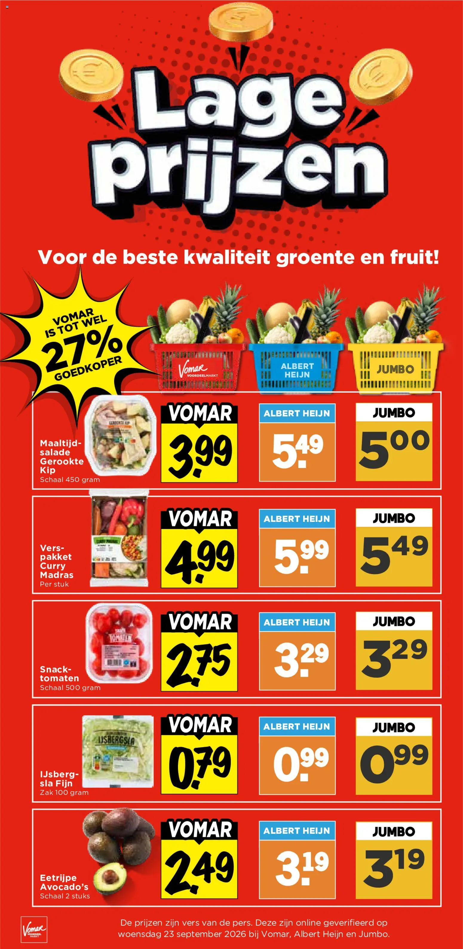 Vomar folder Folder in Nederland
