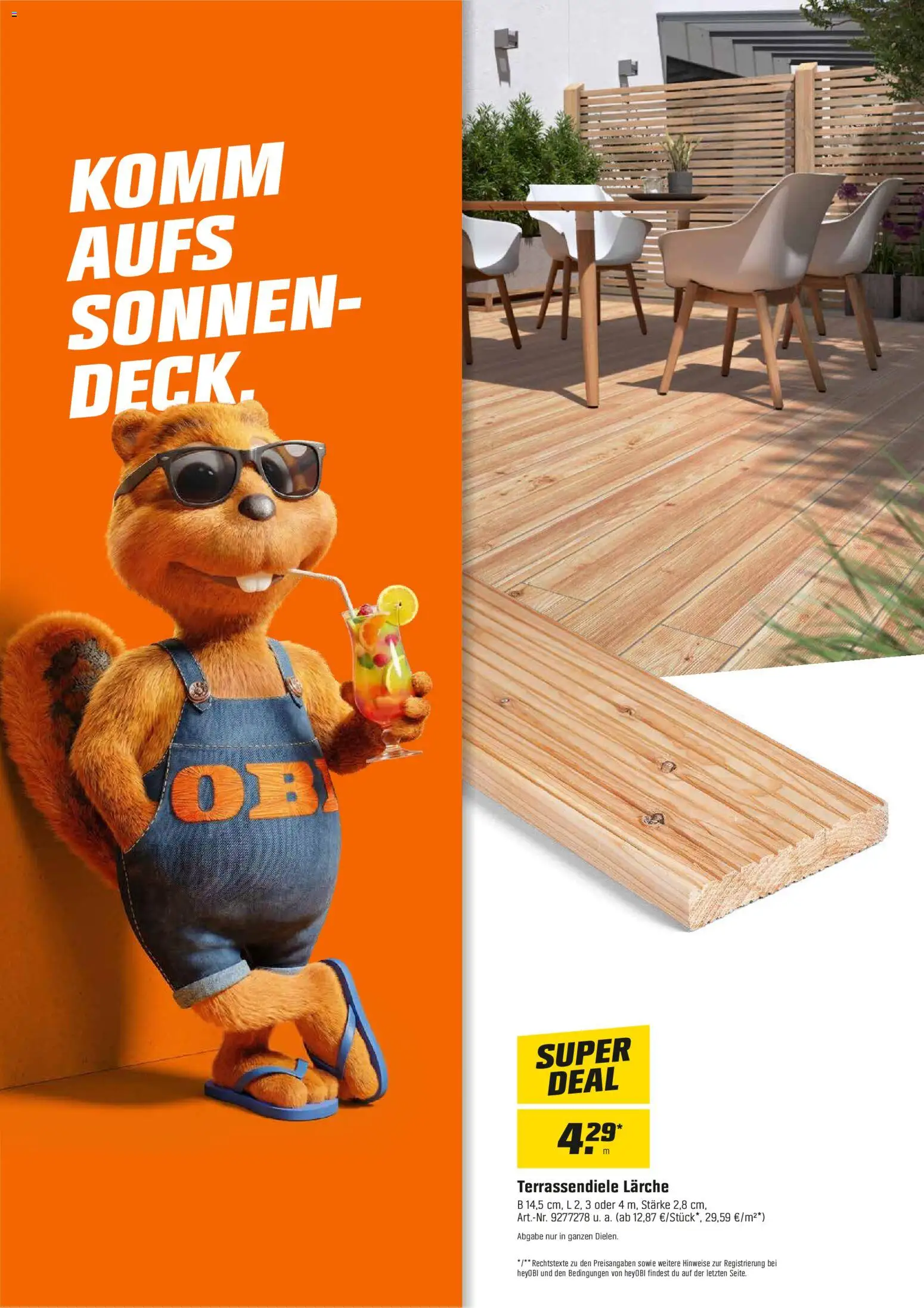 Die besten Angebote | OBI Flugblatt ab 01.07.2026 | - Jetzt stöbern! | Österreich