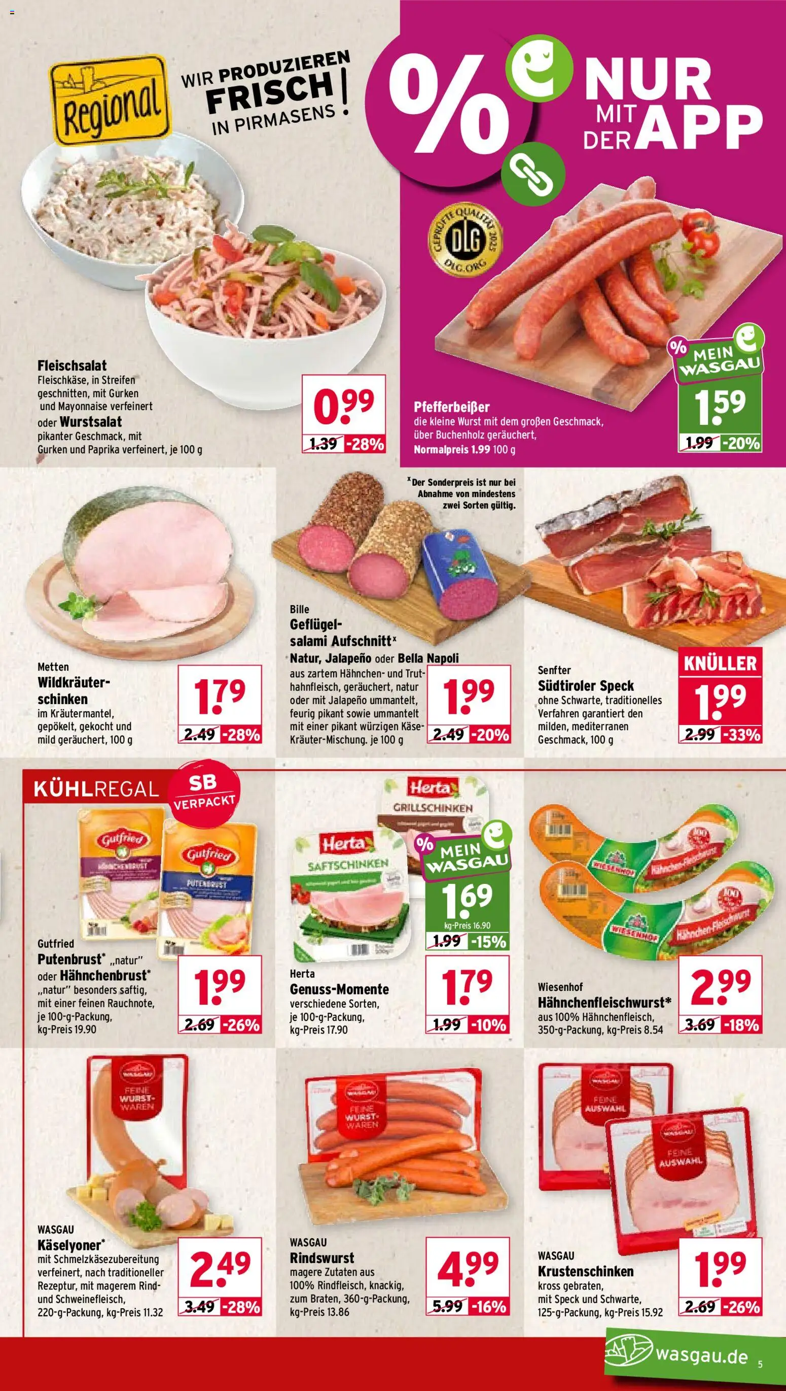 Wasgau Prospekt Prospekt in Deutschland