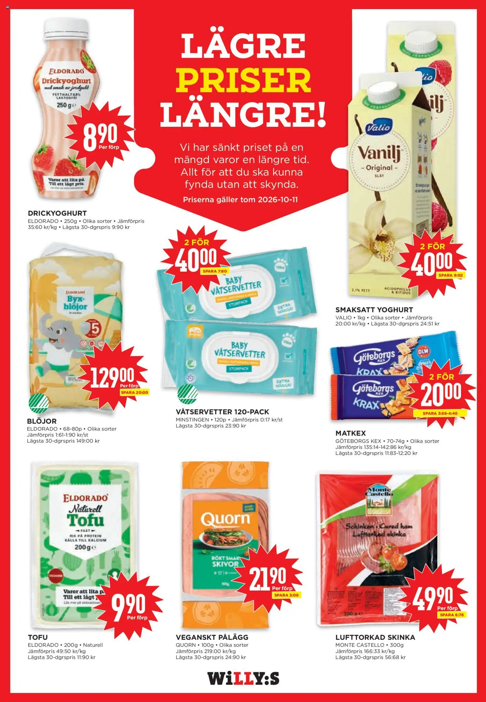 Willys erbjudanden Reklamblad in Sverige