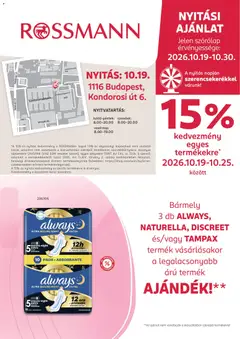 Rossmann Rossmann akciós újság Budapest