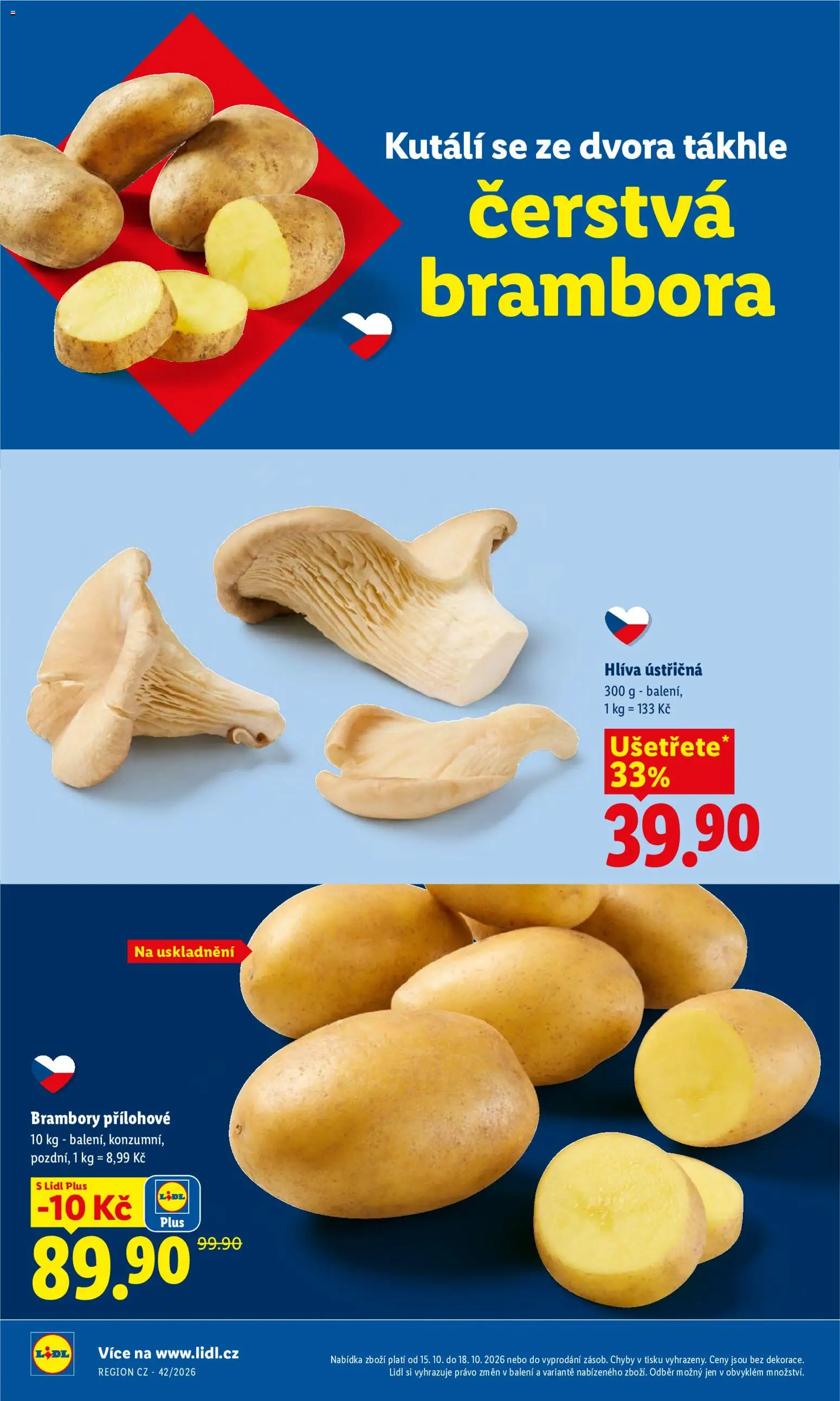 Lidl leták Leták in Česko