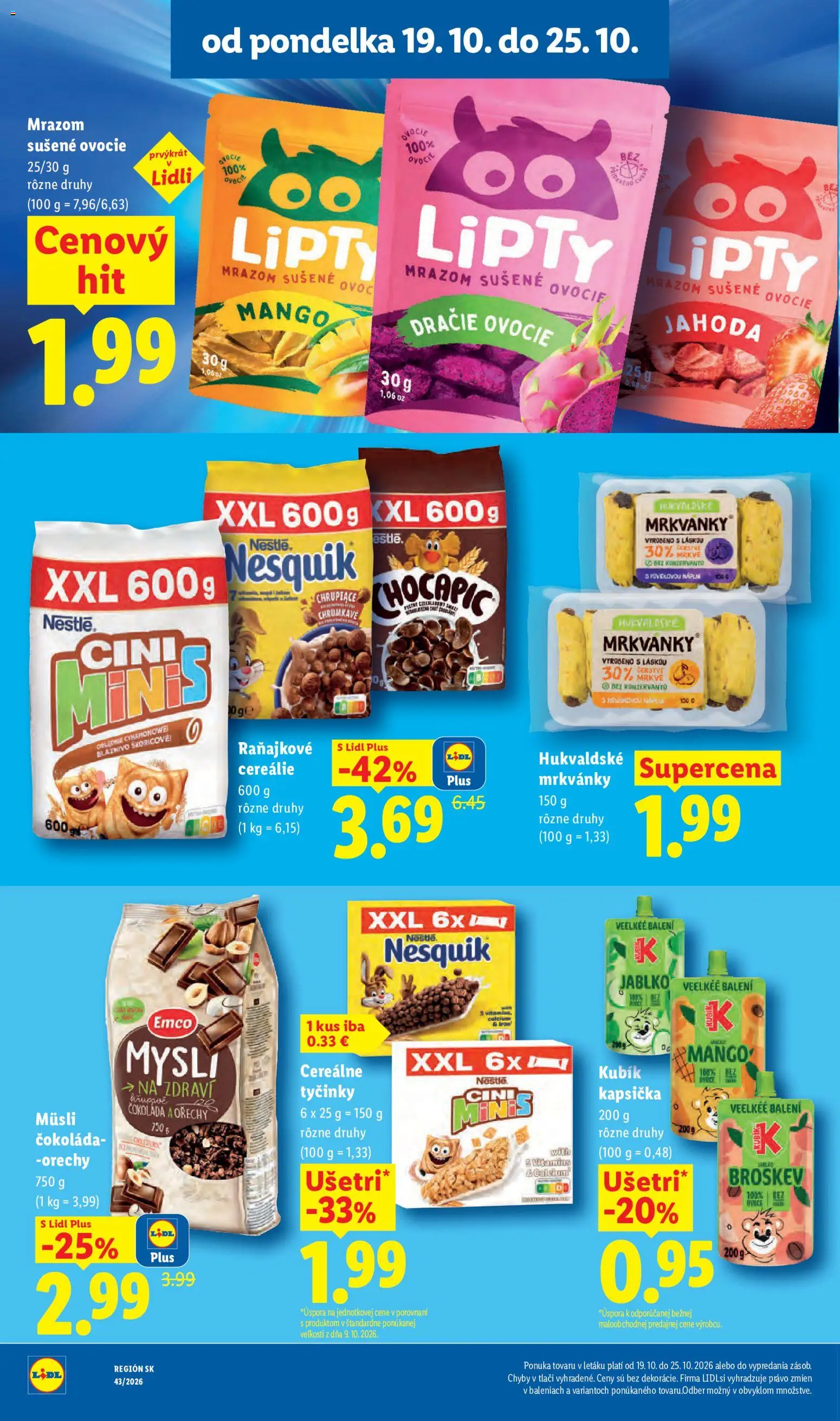 Lidl leták Leták in Slovensko