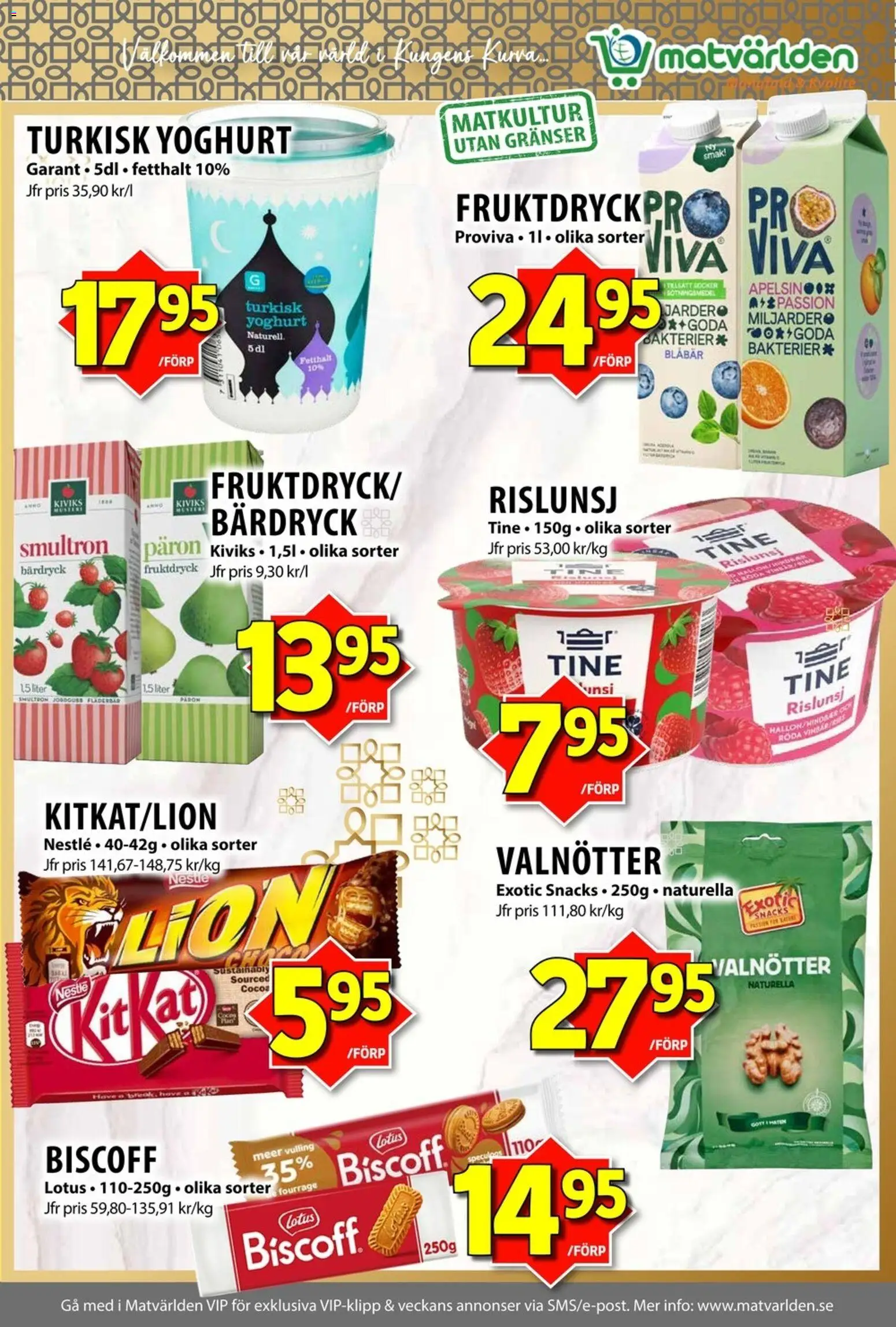 Matvärlden erbjudanden Reklamblad in Sverige