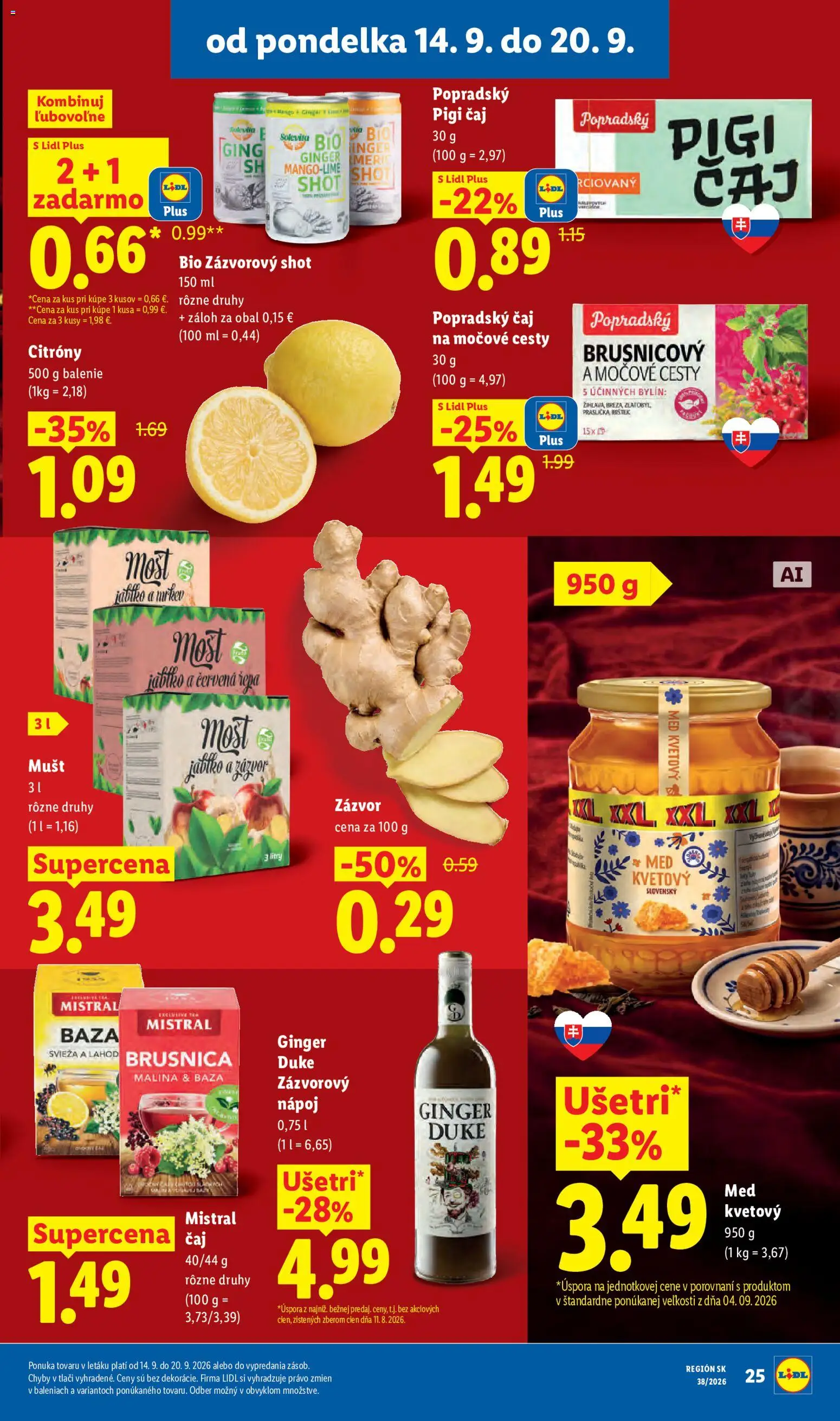 Lidl leták Leták in Slovensko
