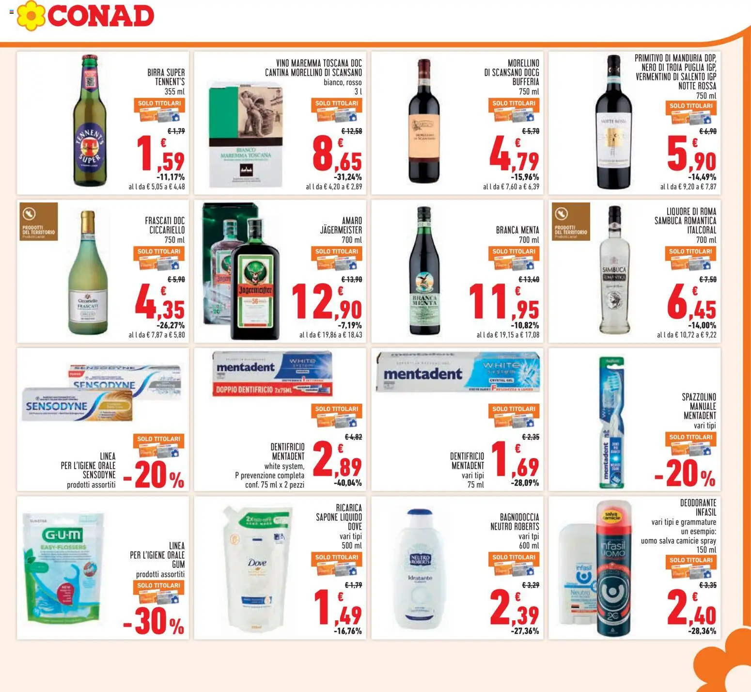 Conad volantino Volantino in Italy