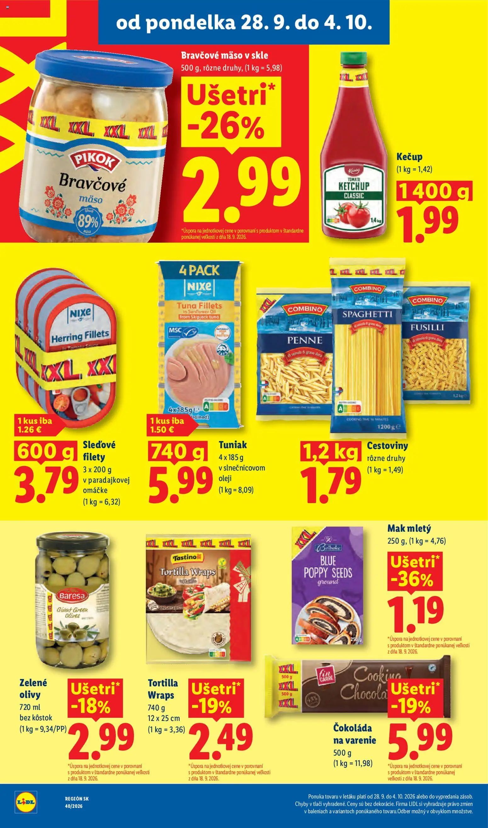 Lidl leták Leták in Slovensko