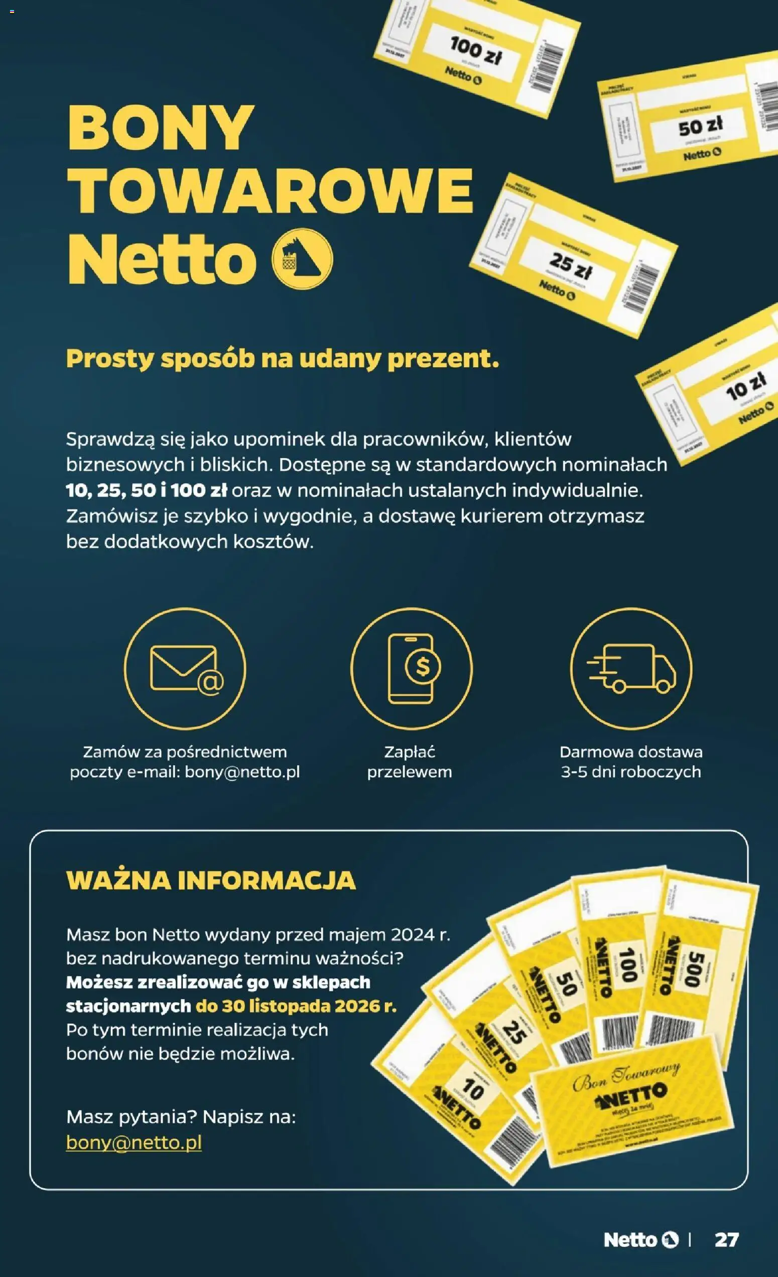 Netto gazetka od poniedziałku Gazetka in Polska
