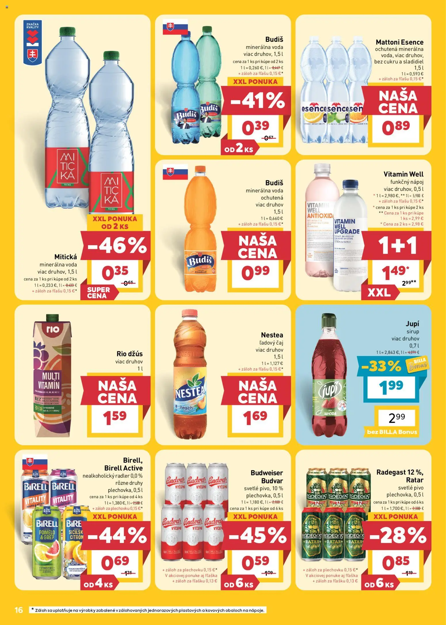 Billa leták Leták in Slovensko