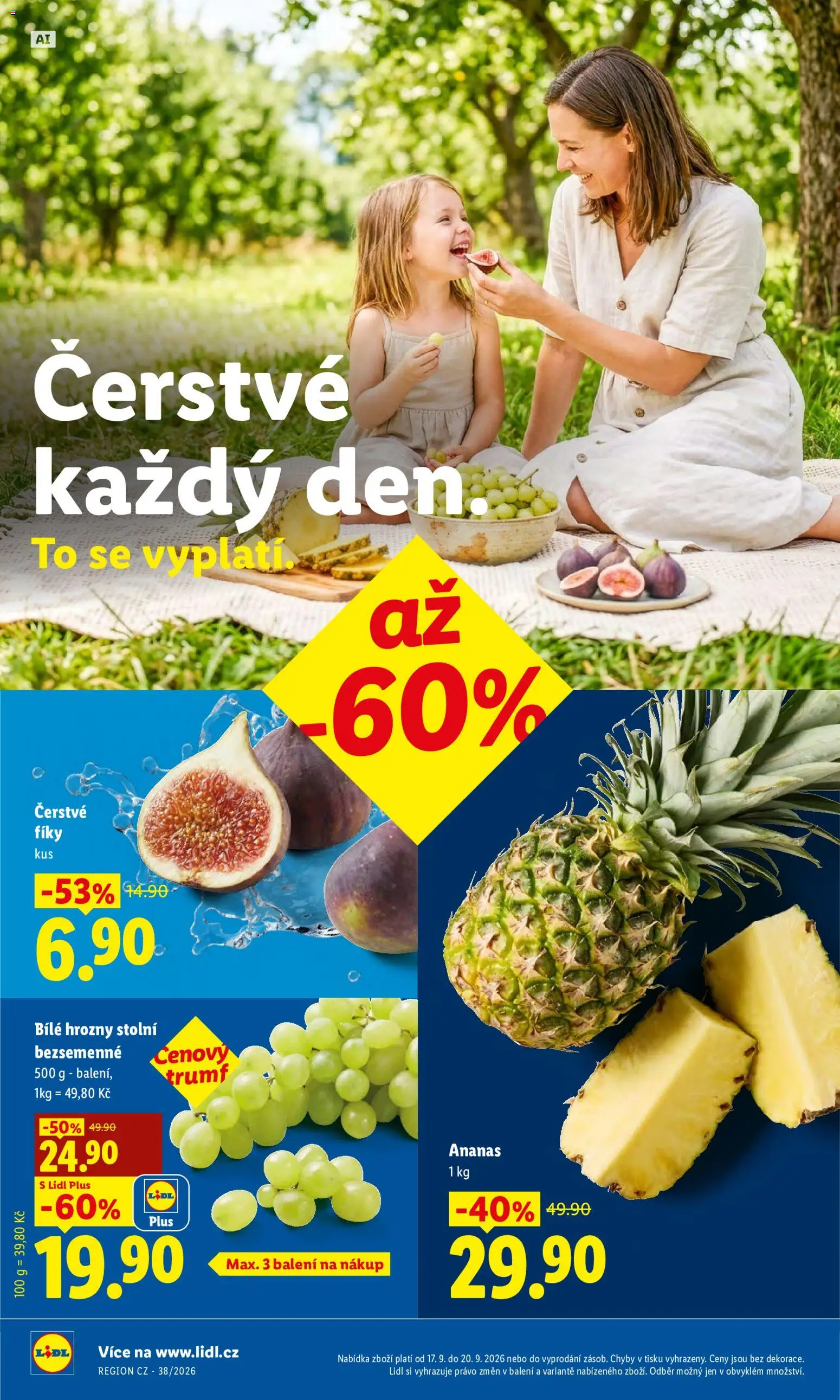 Lidl leták Leták in Česko