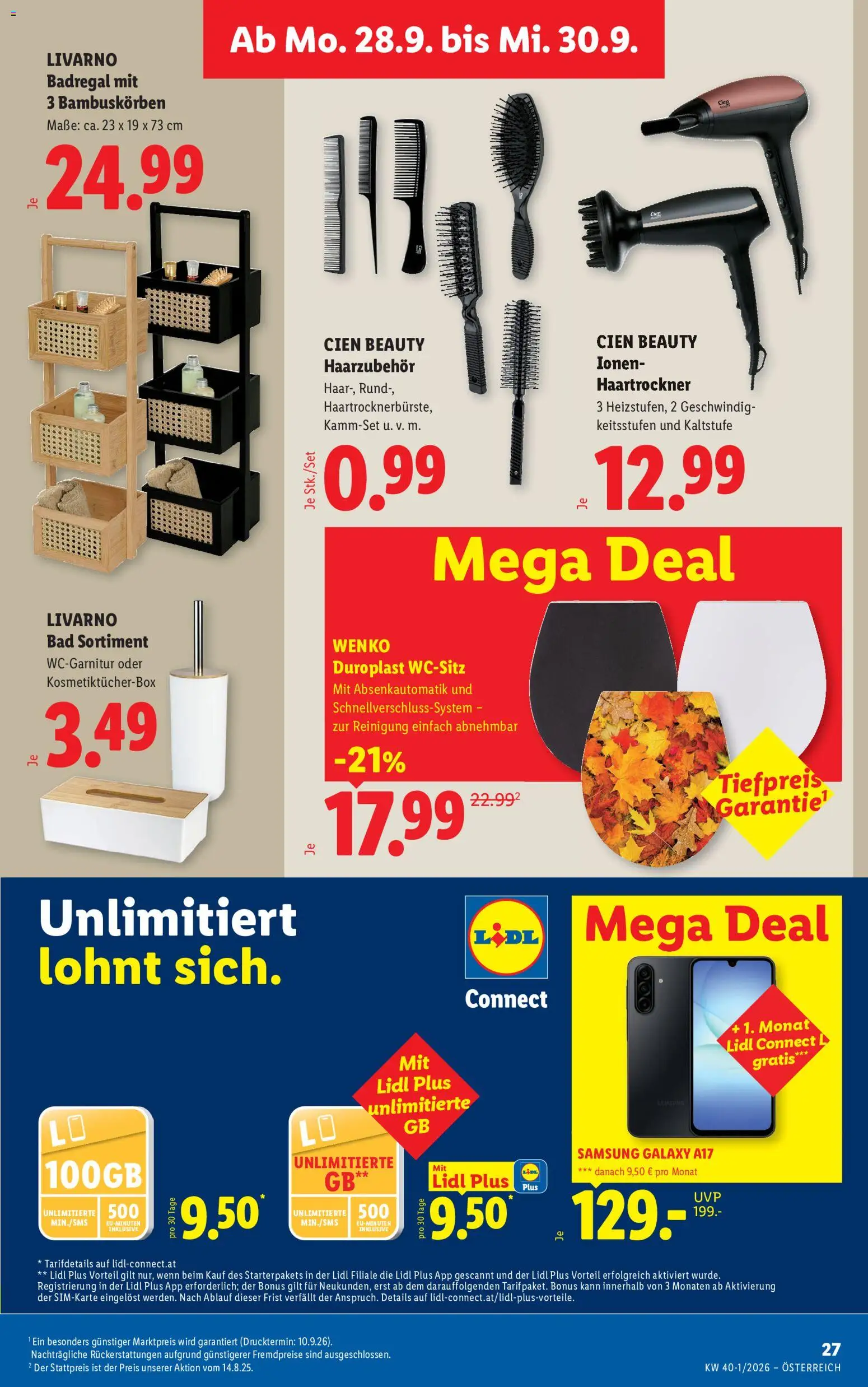 Lidl - Flugblatt Flugblatt in Österreich